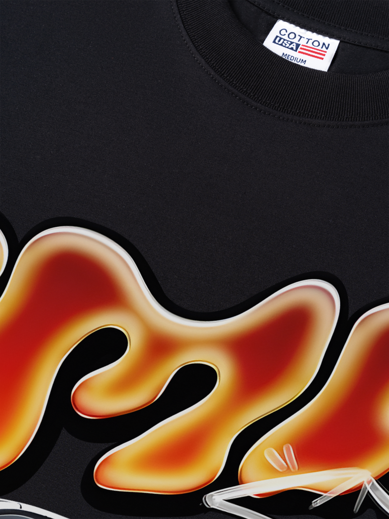 Áo Thun Relaxed Fit BMW Flame Neon