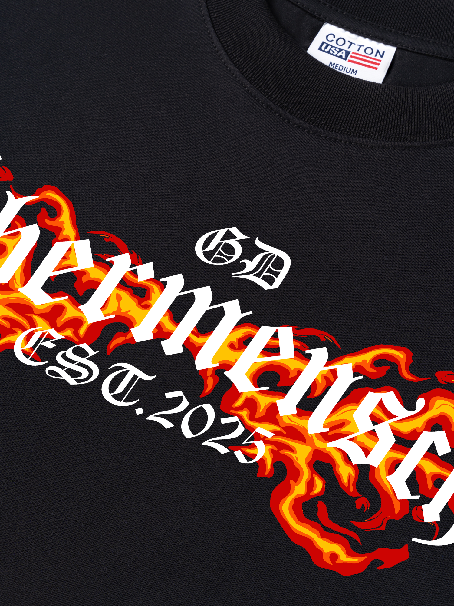 Áo Thun Relaxed Fit Idols Ubermensch Flame