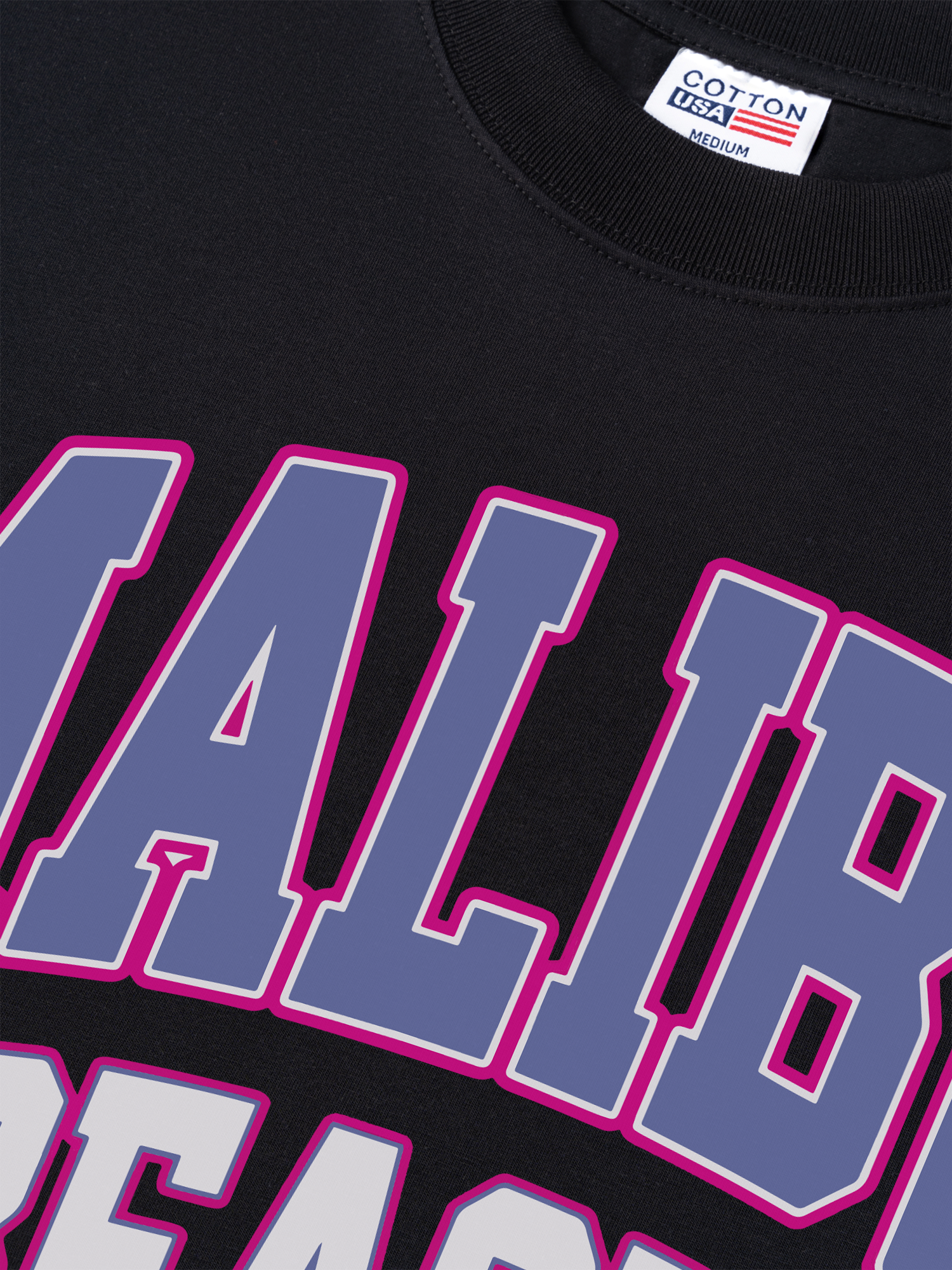 Áo Thun Relaxed Fit USA Malibu Beach Retro