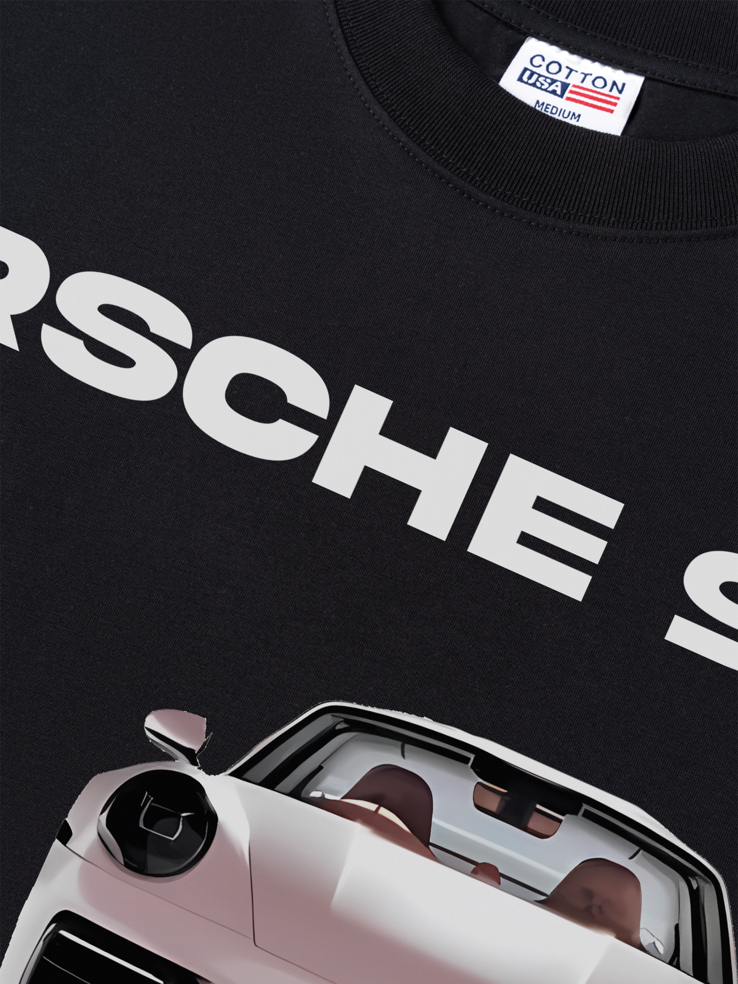 Áo Thun Relaxed Fit Porsche 911 Pear Pink