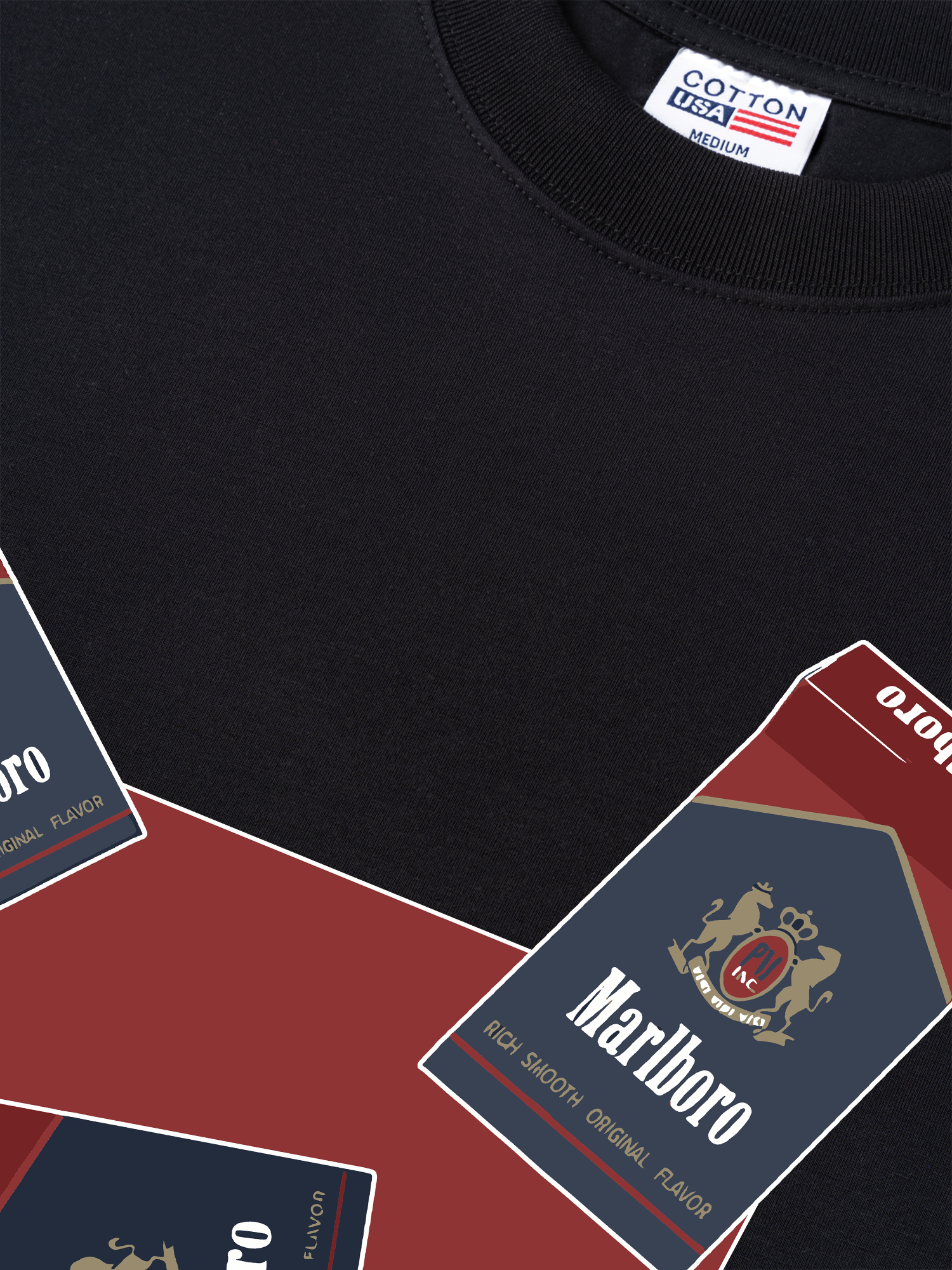 Áo Thun Relaxed Fit Marlboro Rich Smooth Logo