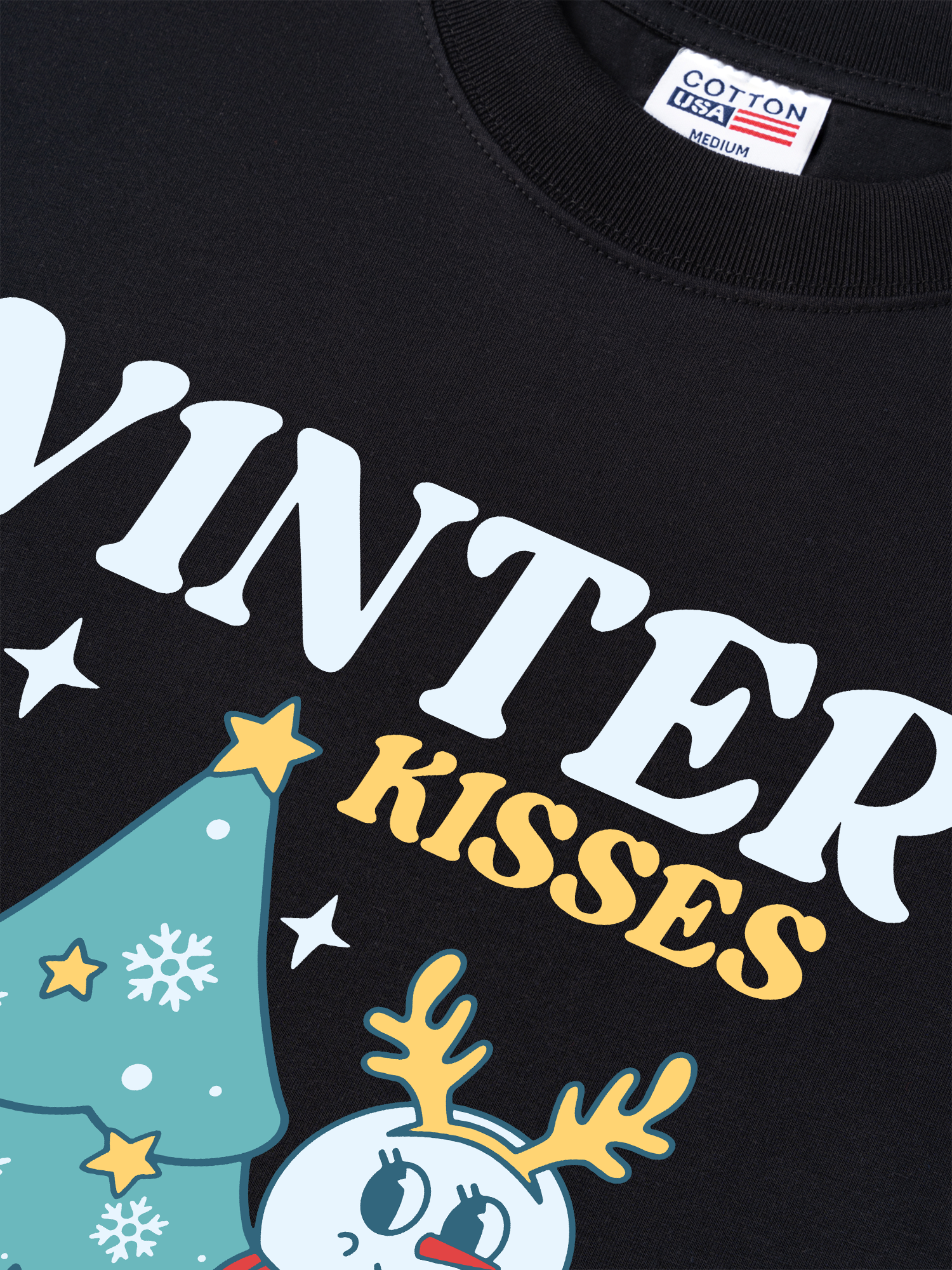 Áo Thun Relaxed Fit Winter Kisses