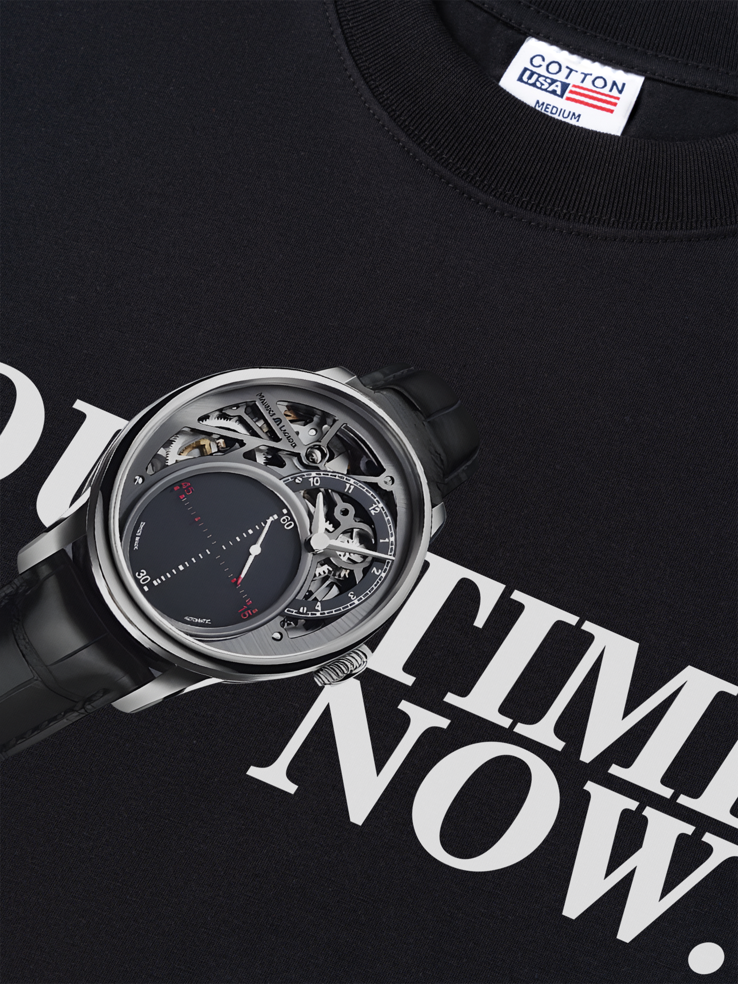 Áo Thun Relaxed Fit Watch Your Time Is Now