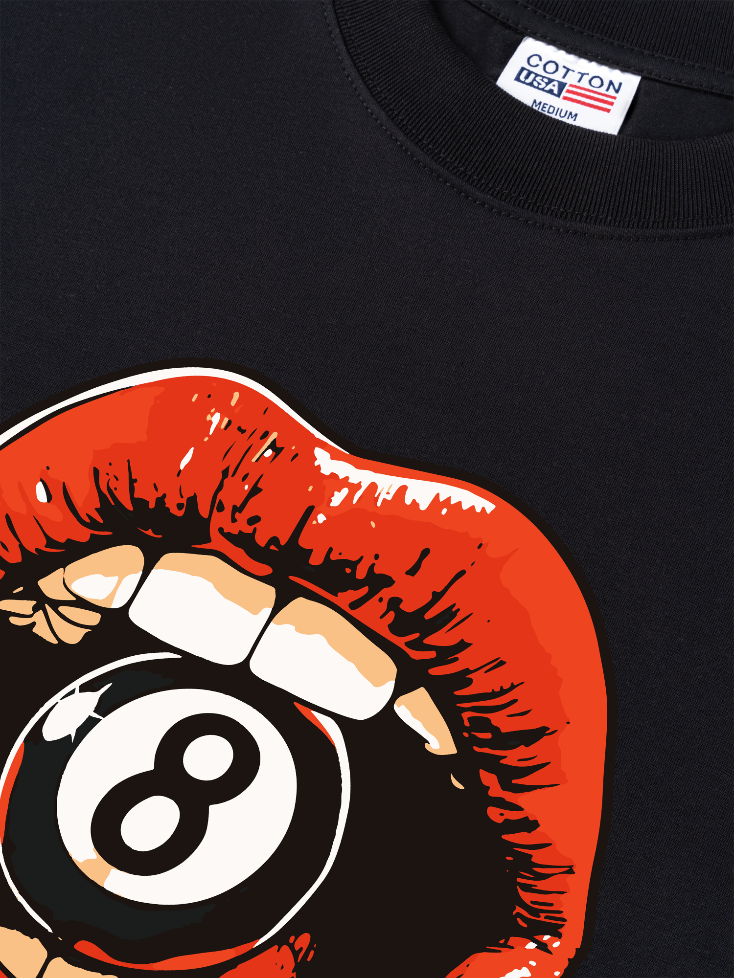 Áo Thun Relaxed Fit Billiards Lips Of Luck