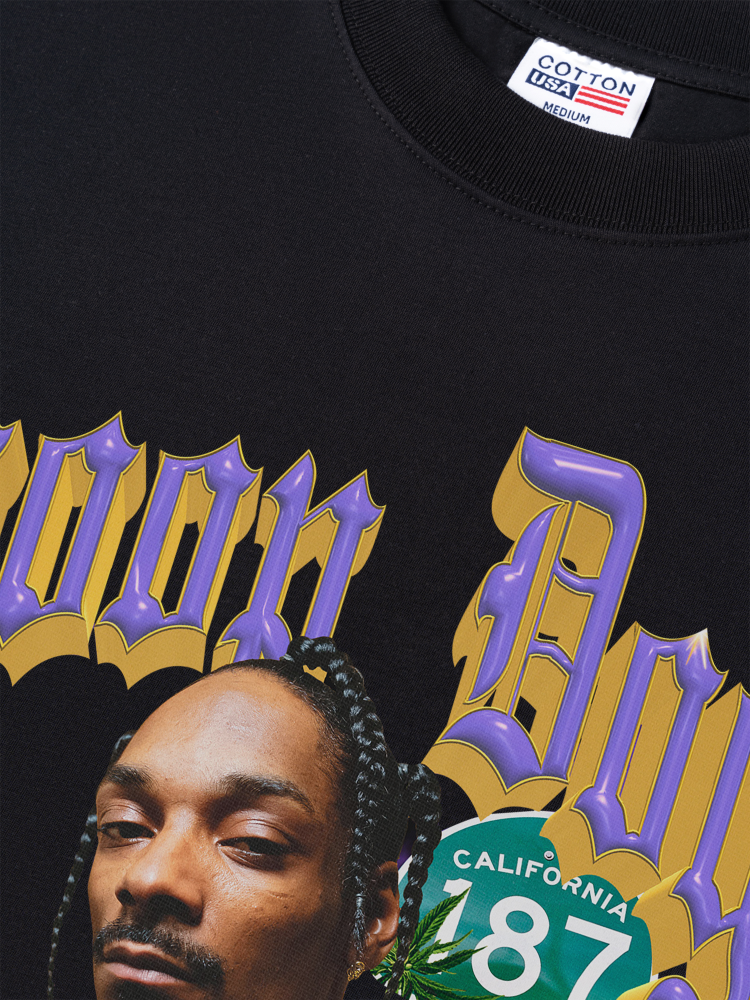 Áo Thun Relaxed Fit Rapper Snoop Dogg 187 Cali