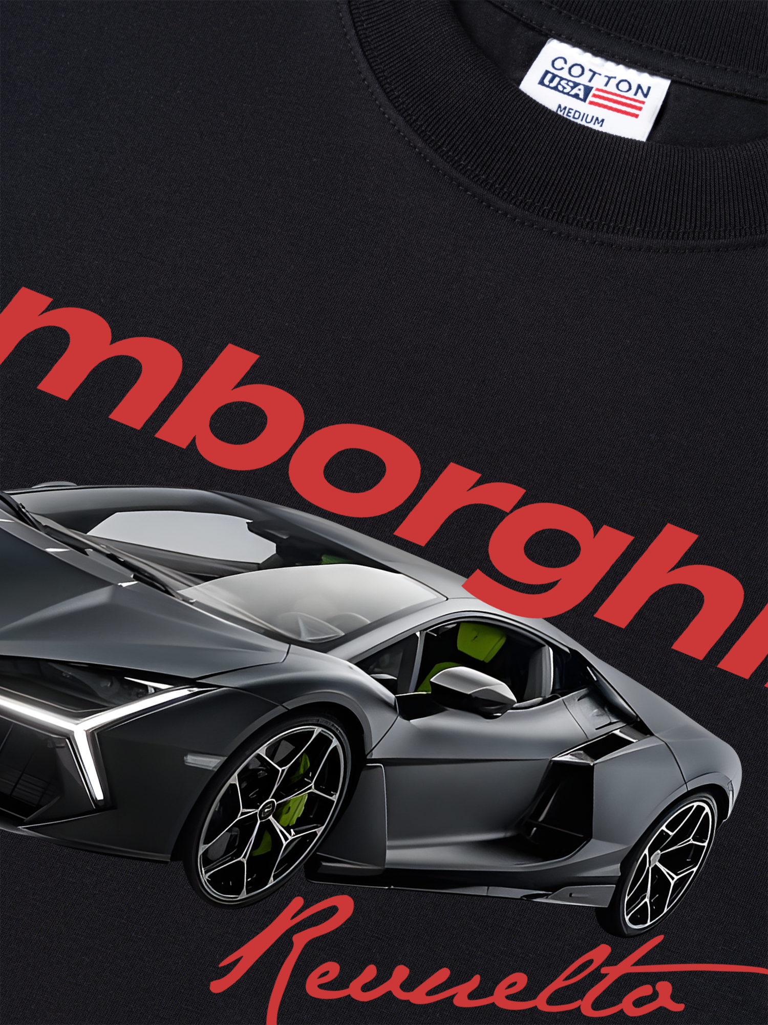 Áo Thun Relaxed Fit Lamborghini Night Revuelto