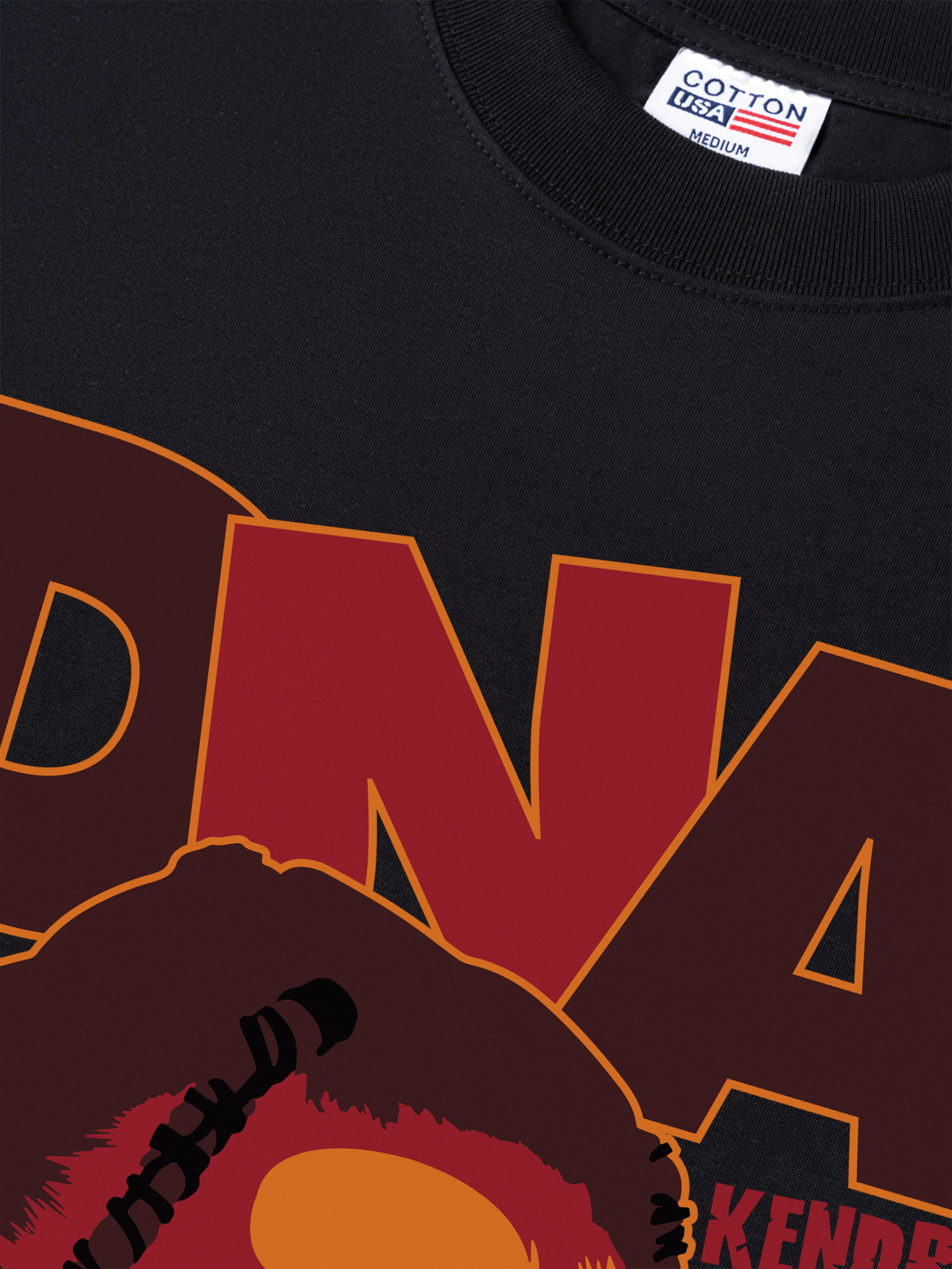 Áo Thun Relaxed Fit Rapper Kendrick Lamar DNA