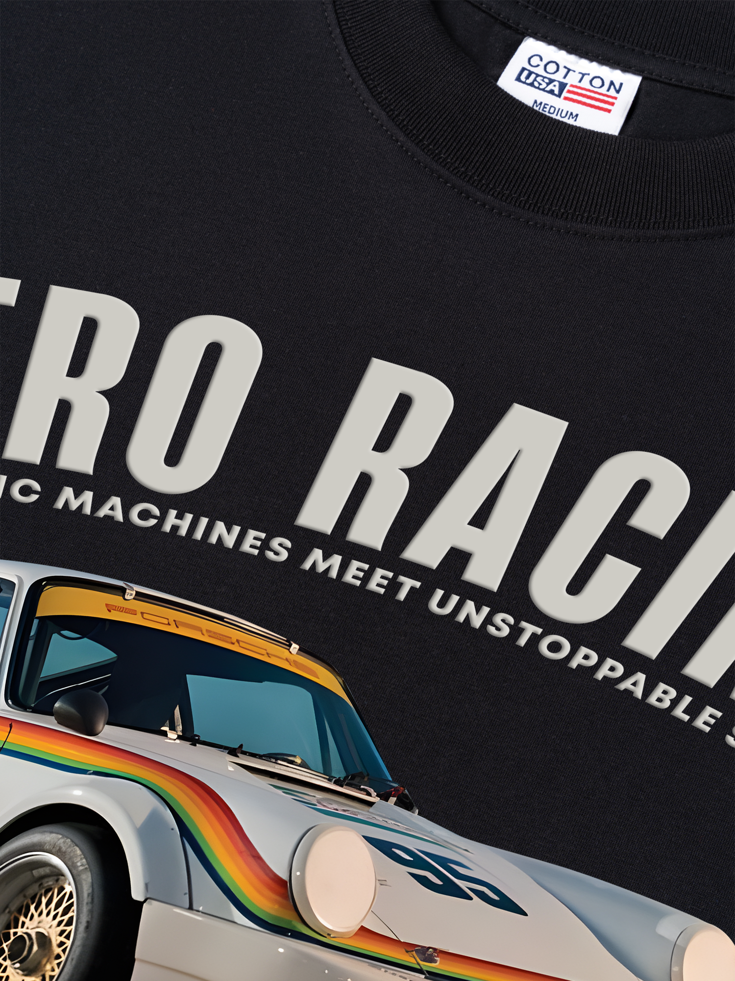 Áo Thun Relaxed Fit Retro Racing