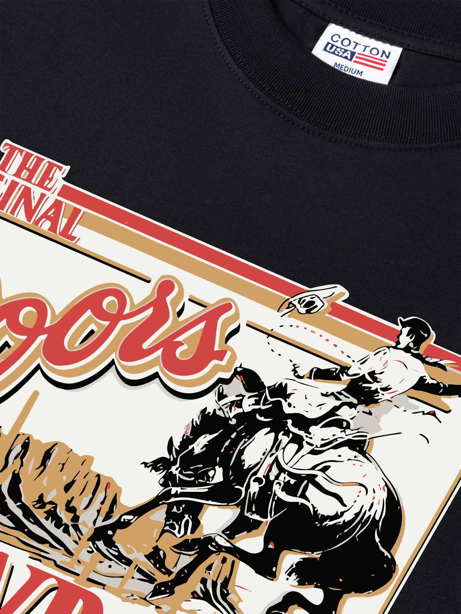 Áo Thun Relaxed Fit Marlboro Original Coors Cowboy