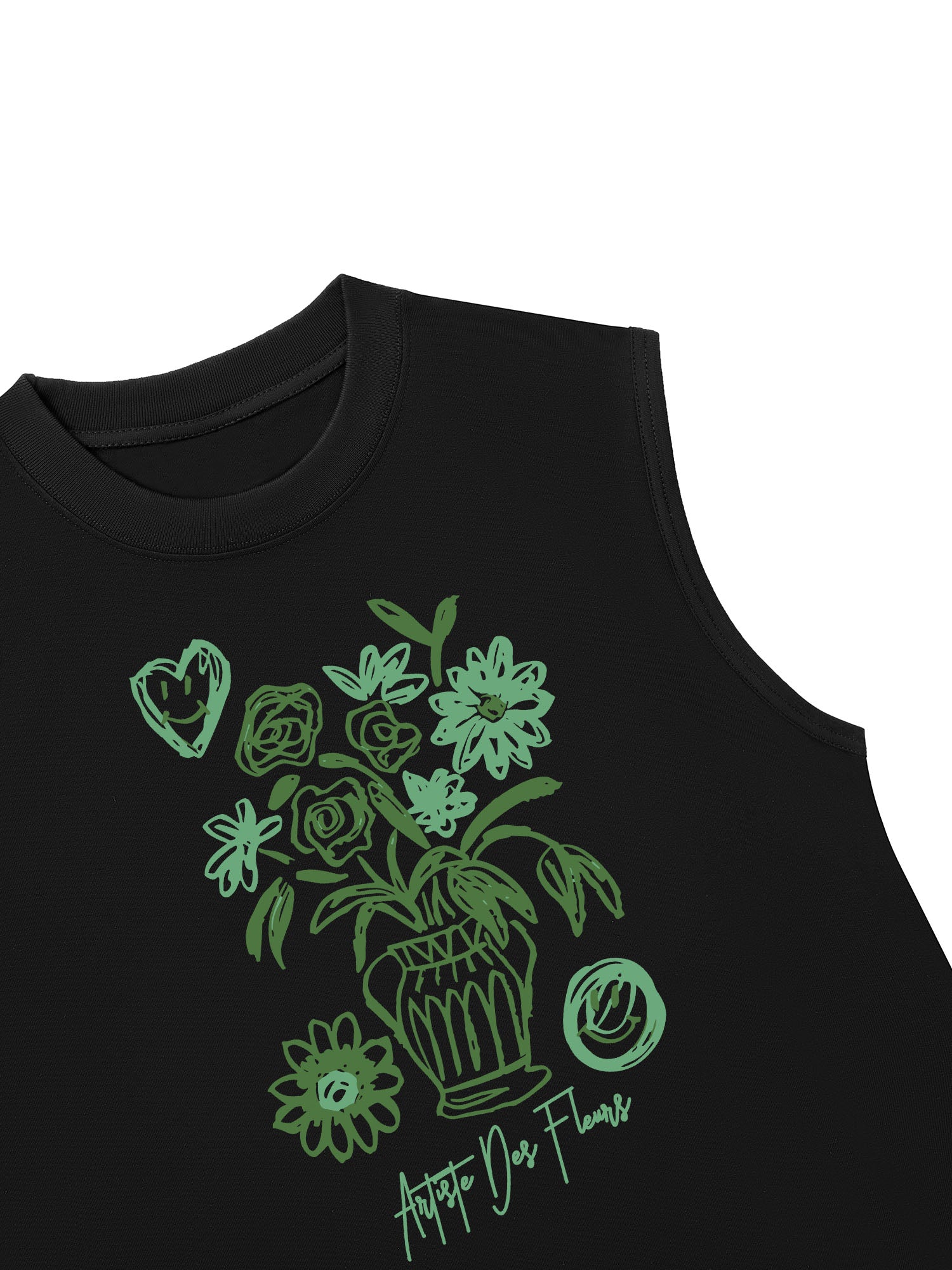 Áo Ba Lỗ Relaxed Fit Floral Artiste Des Fleurs
