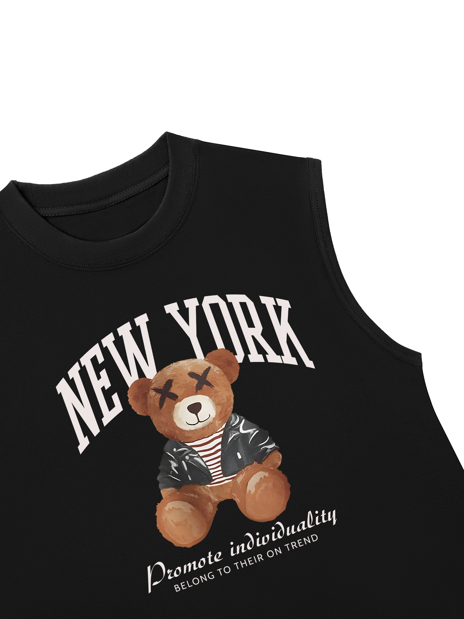 Áo Ba Lỗ Relaxed Fit New York Teddy