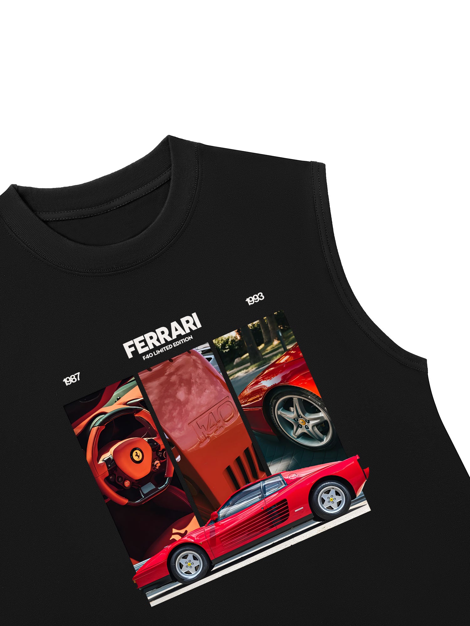 Áo Ba Lỗ Relaxed Fit Ferrari F40 Limited Edition