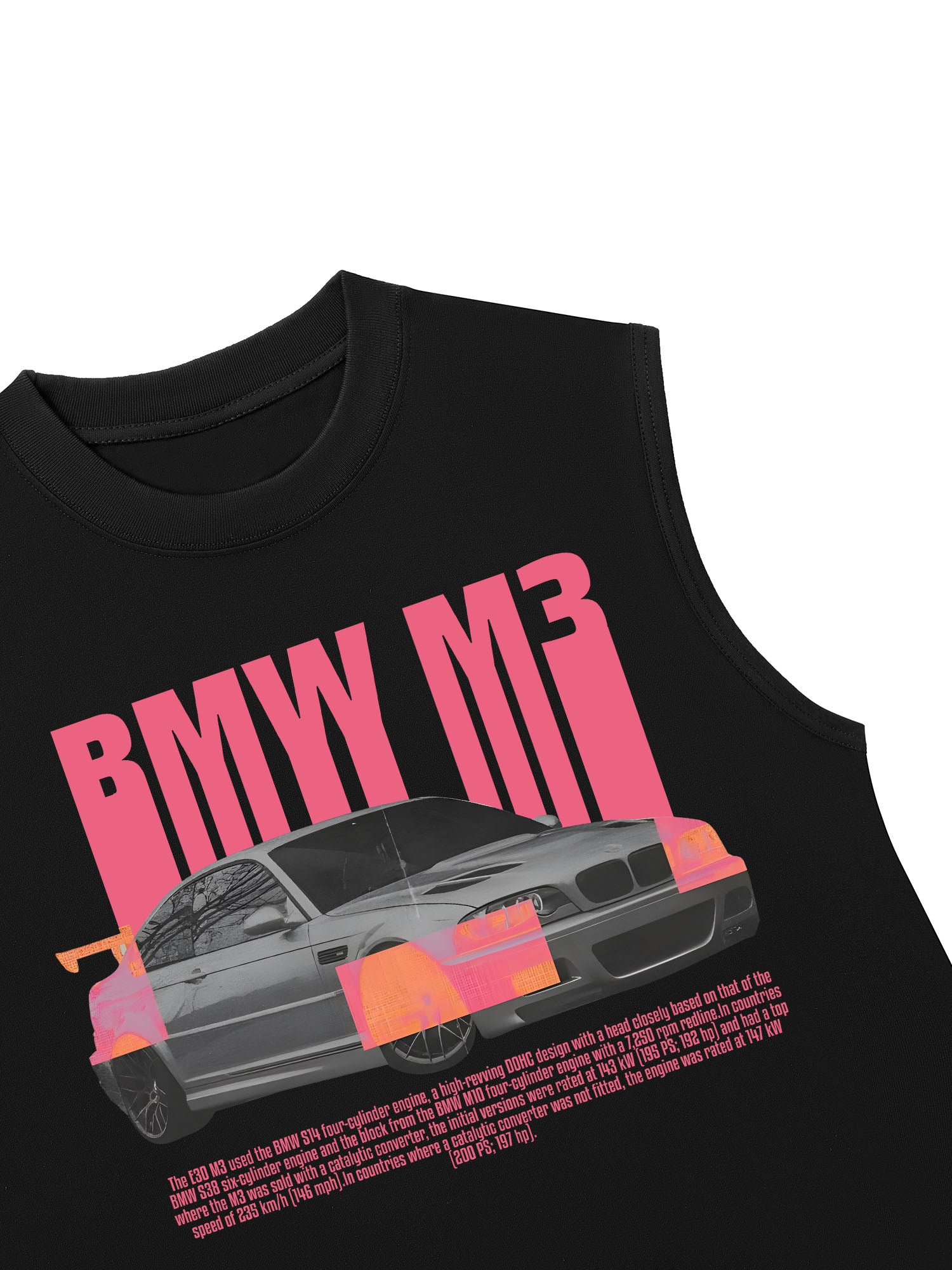 Áo Ba Lỗ Relaxed Fit BMW Glitch M3