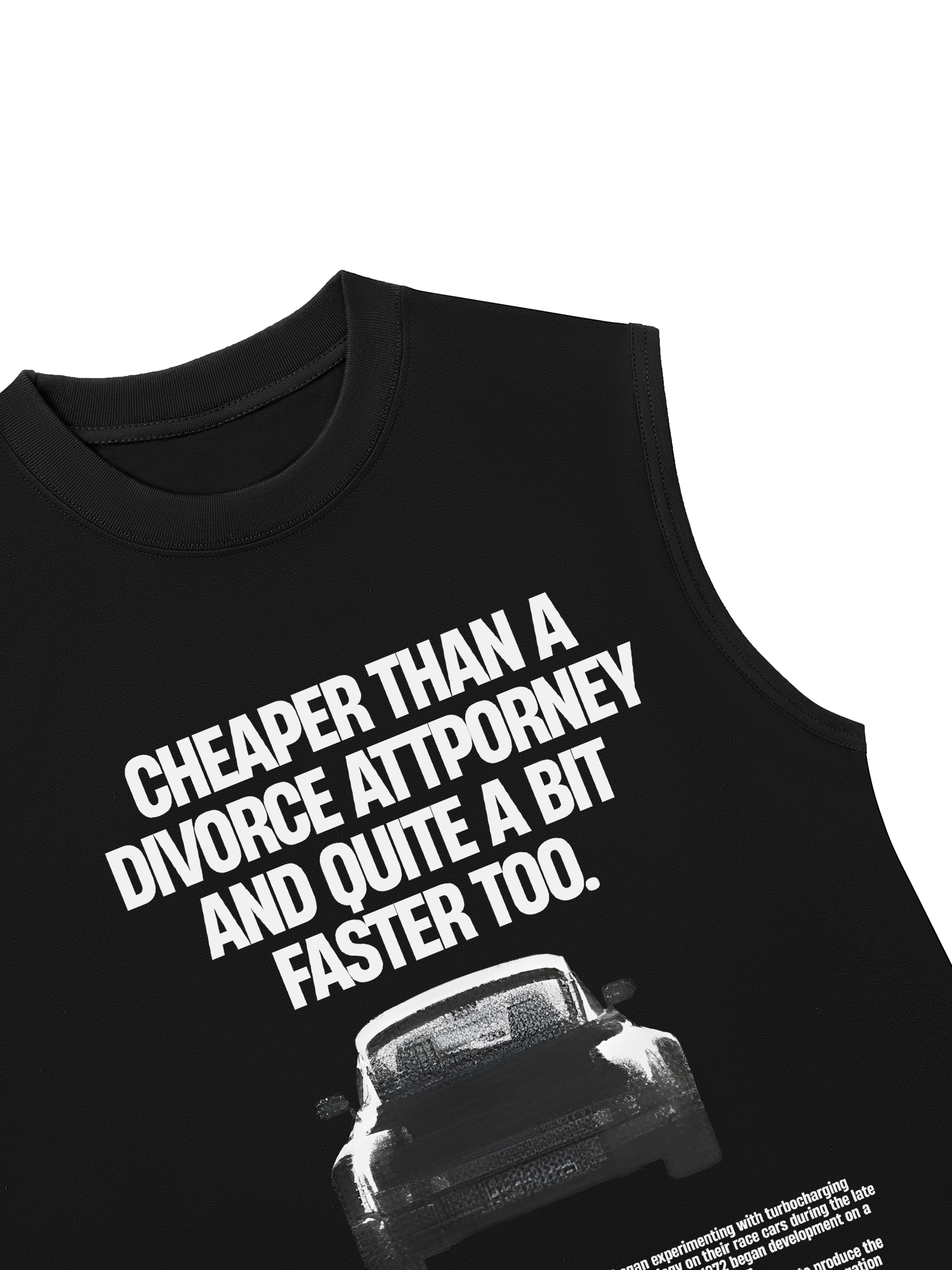 Áo Ba Lỗ Relaxed Fit Porsche Cheaper Than A Divorce