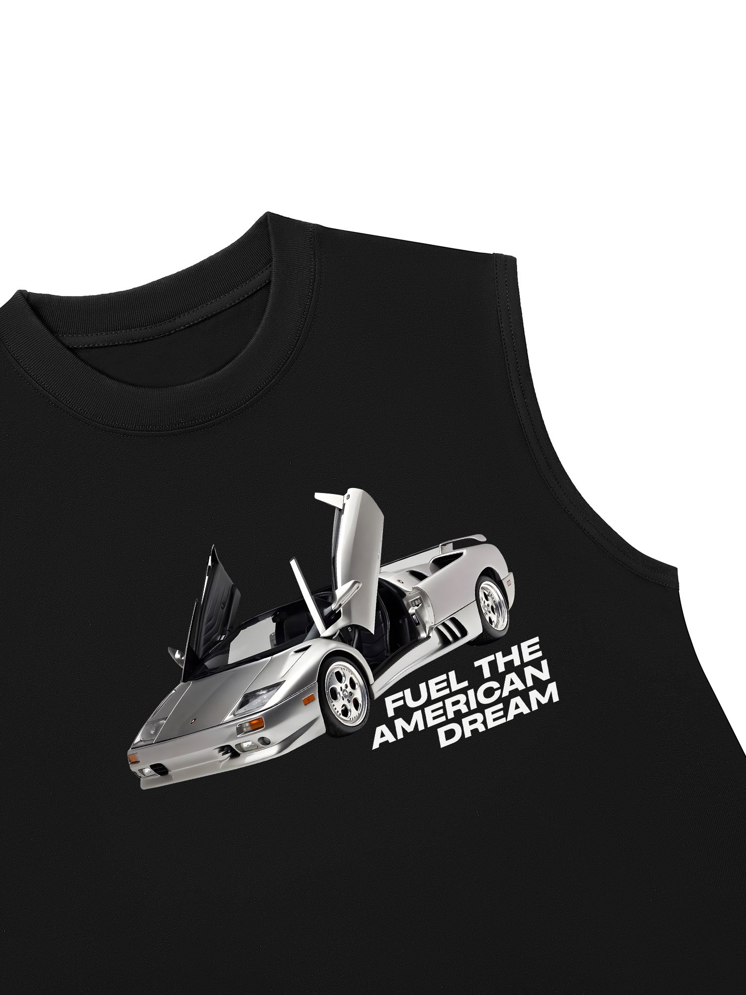 Áo Ba Lỗ Relaxed Fit Lamborghini Fuel The American Dream