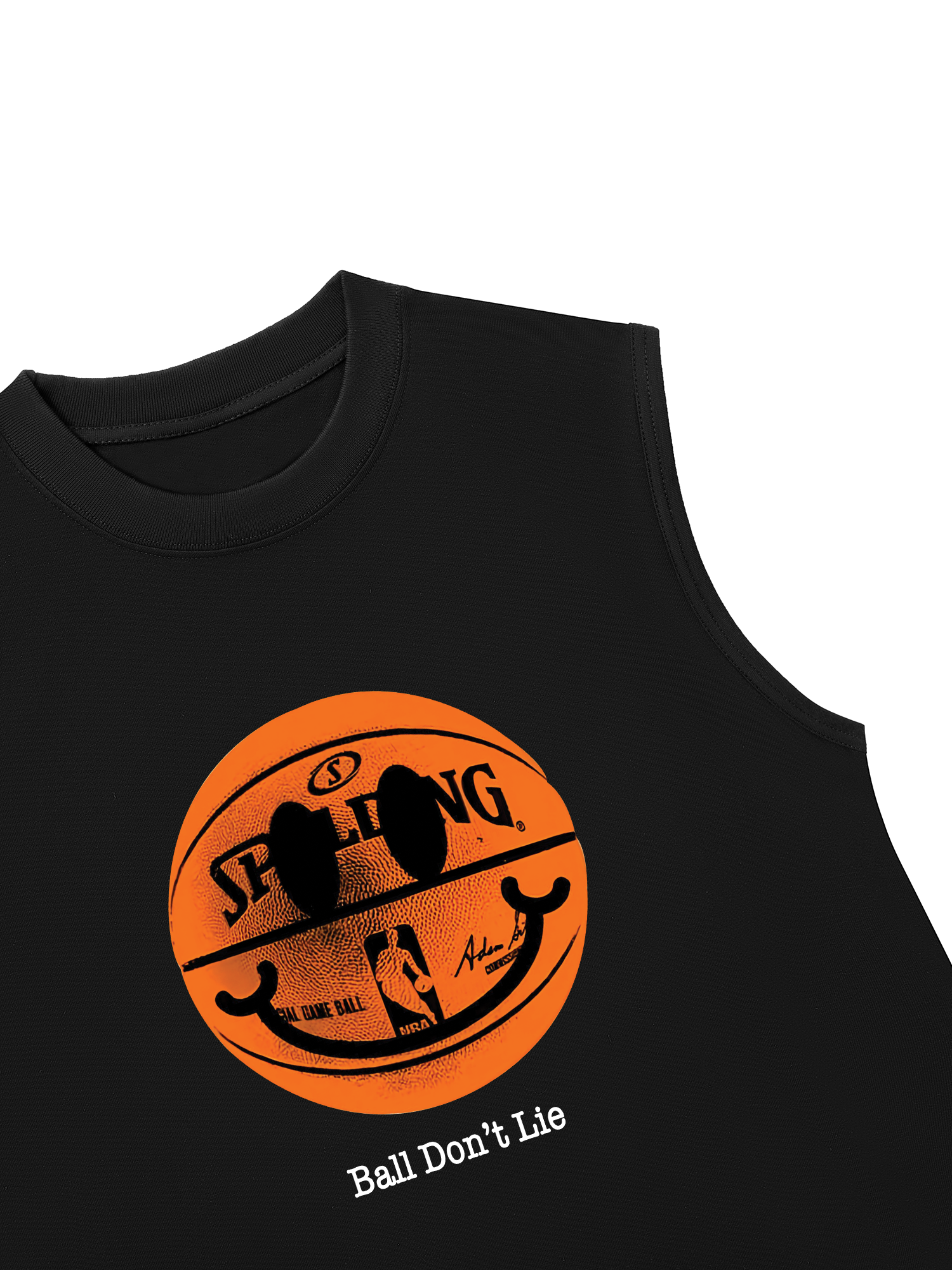 Áo Ba Lỗ Relaxed Fit Basketball Smiley Ball