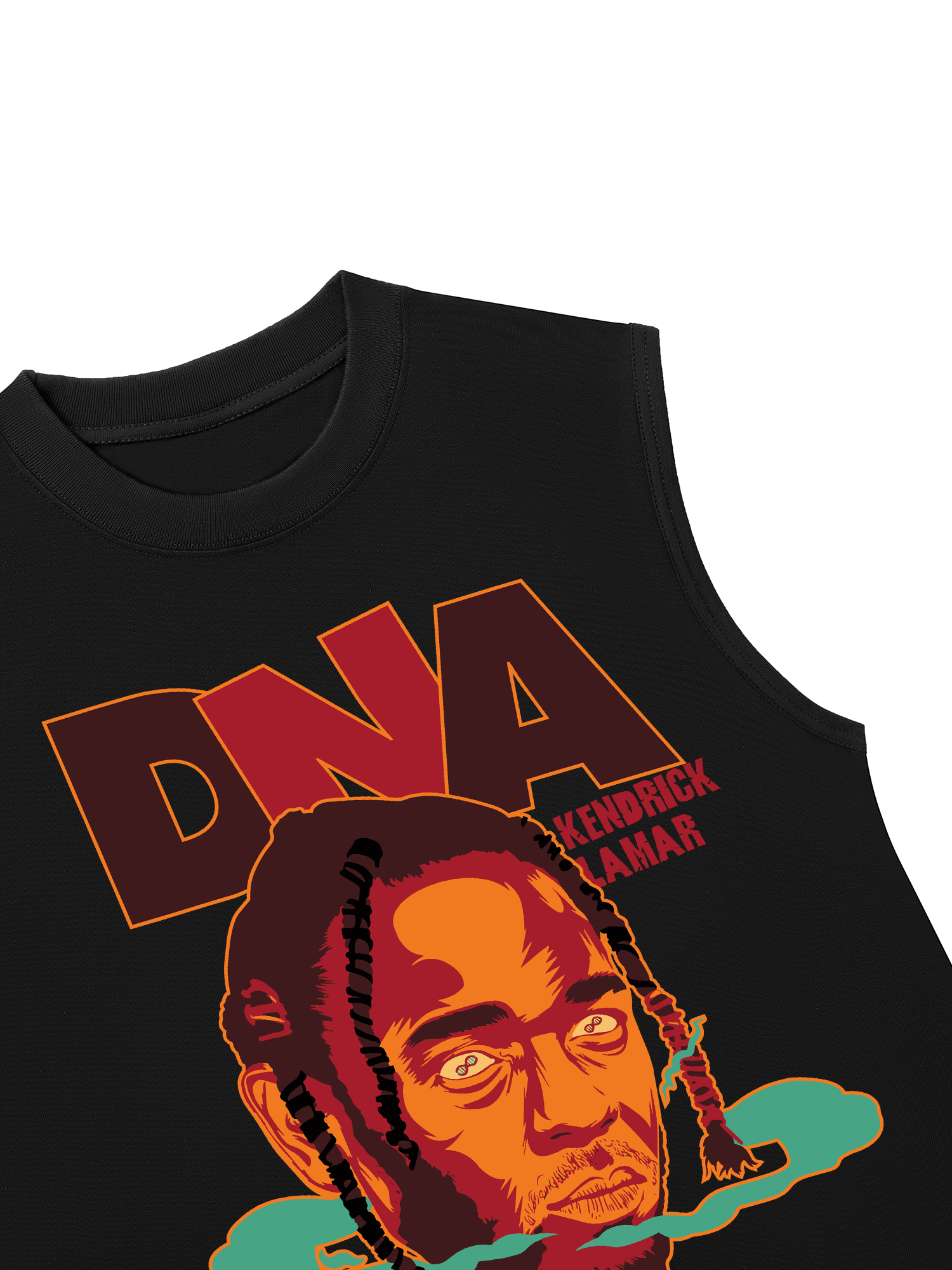 Áo Ba Lỗ Relaxed Fit Rapper Kendrick Lamar DNA