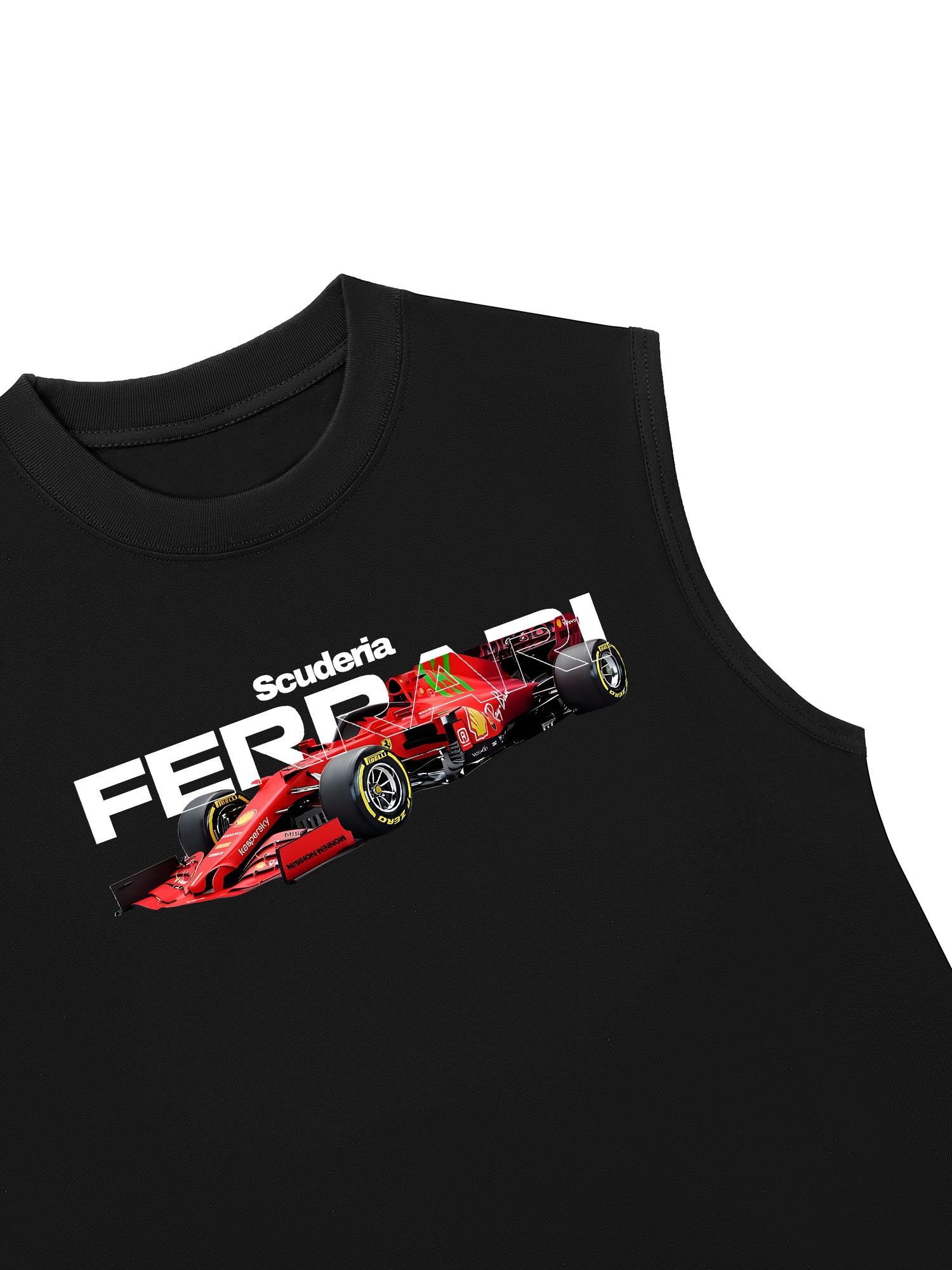 Áo Ba Lỗ Relaxed Fit Ferrari The Pracing Horse