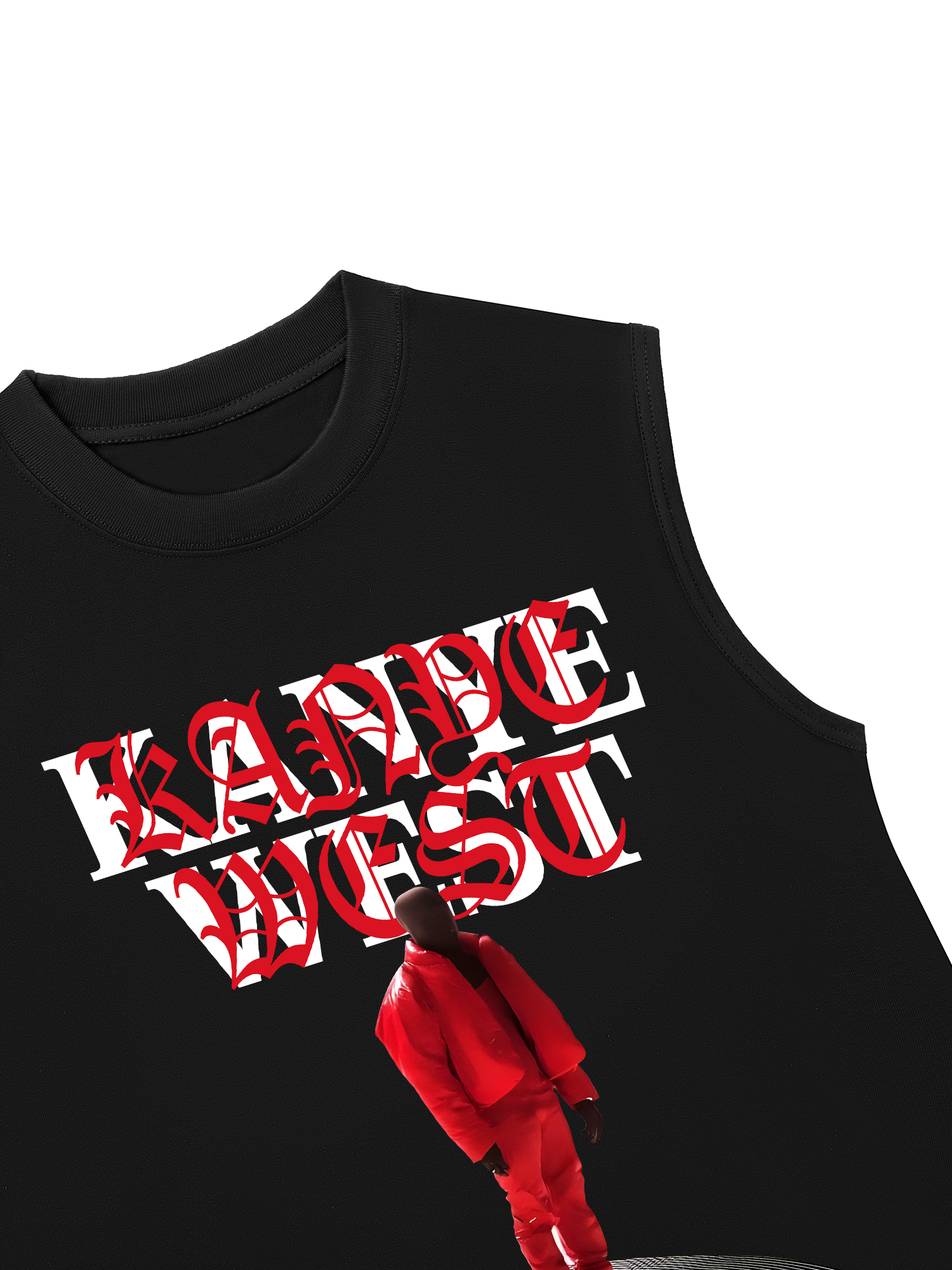 Áo Ba Lỗ Relaxed Fit Rapper Kanye West