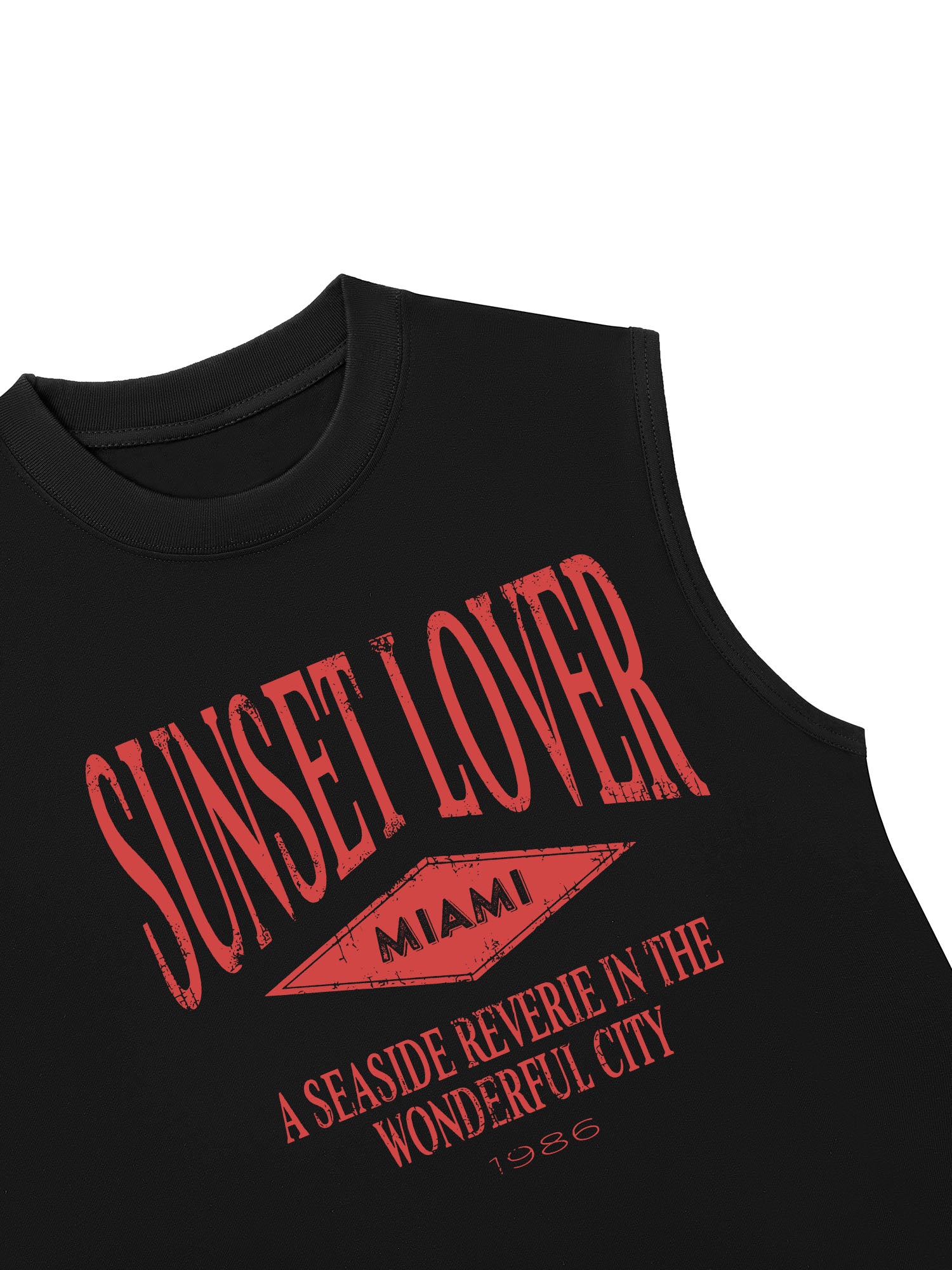Áo Ba Lỗ Relaxed Fit City Sunset Lover Miami