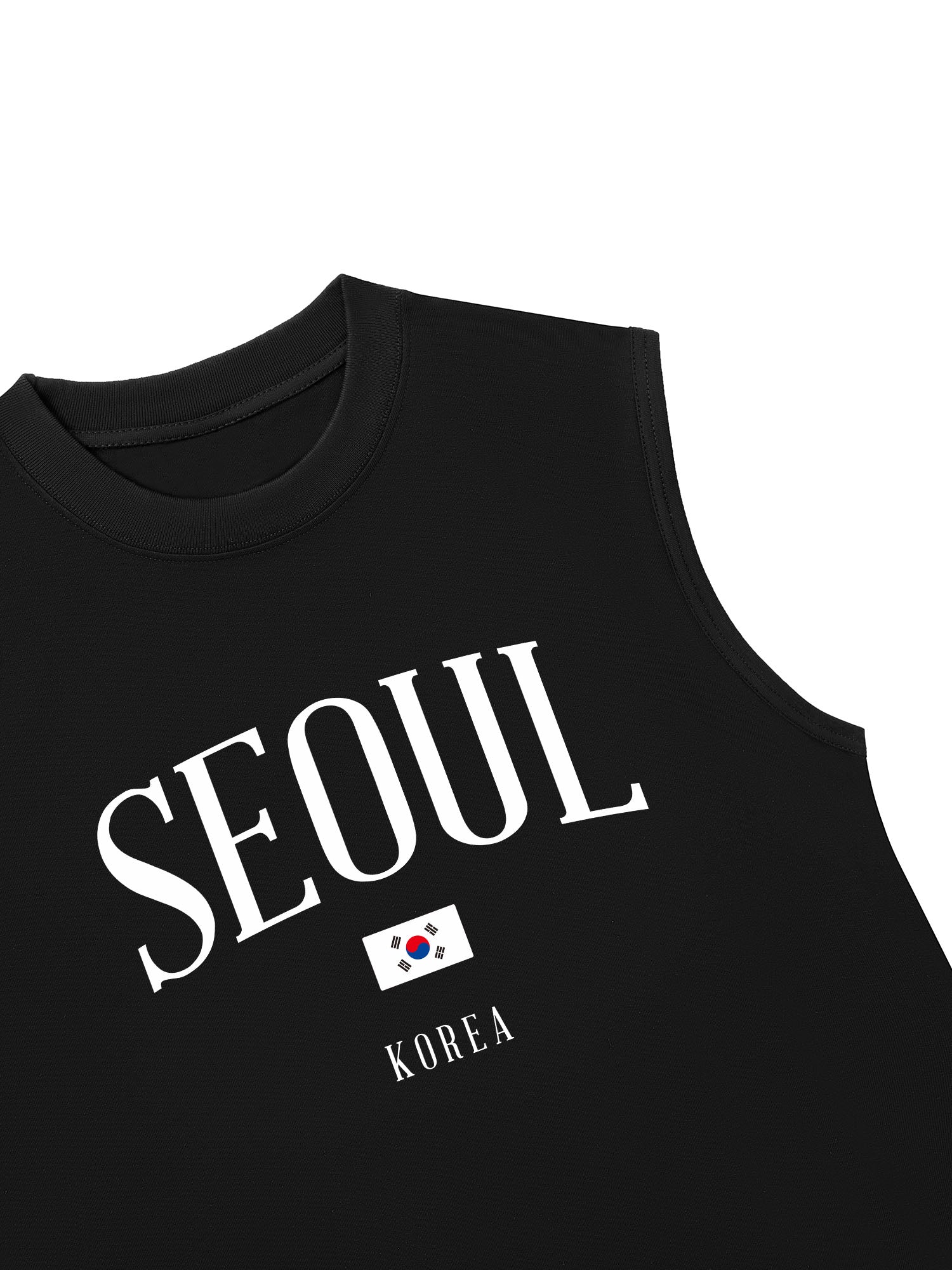 Áo Ba Lỗ Relaxed Fit Seoul Korea Classic