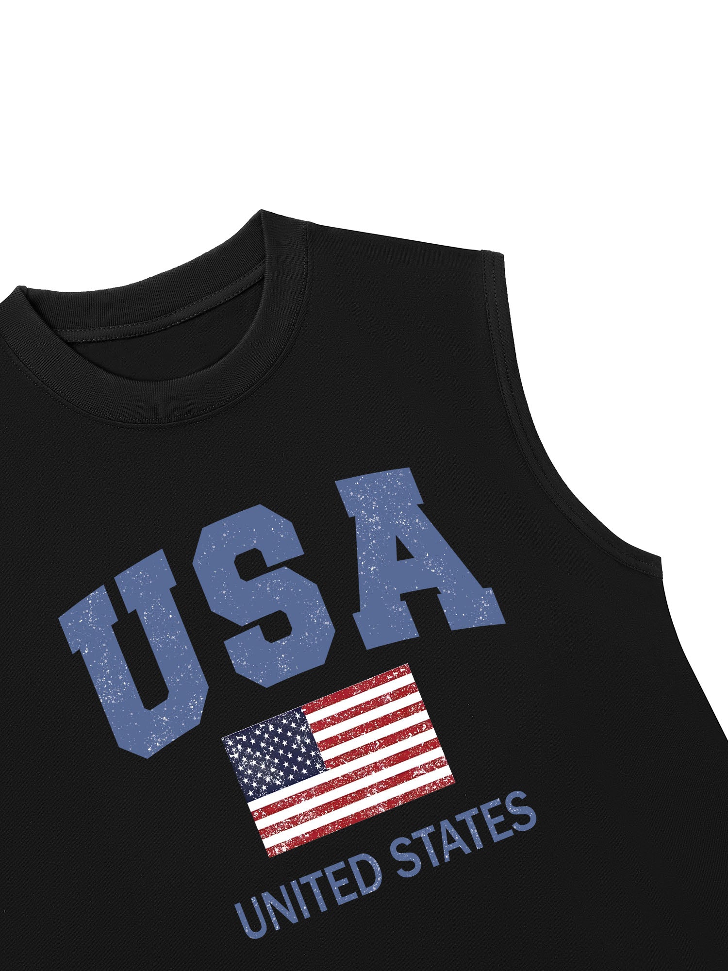 Áo Ba Lỗ Relaxed Fit USA Vintage United State