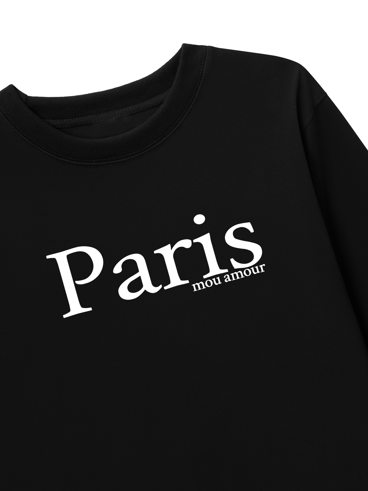 Áo Thun Dài Tay Paris Mou Amour
