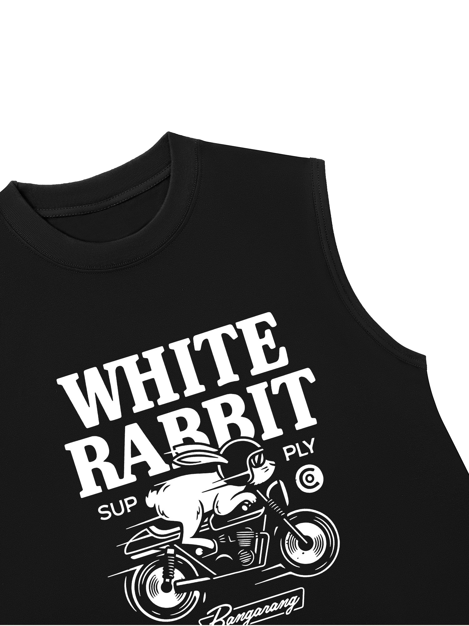 Áo Ba Lỗ Relaxed Fit White Rabbit