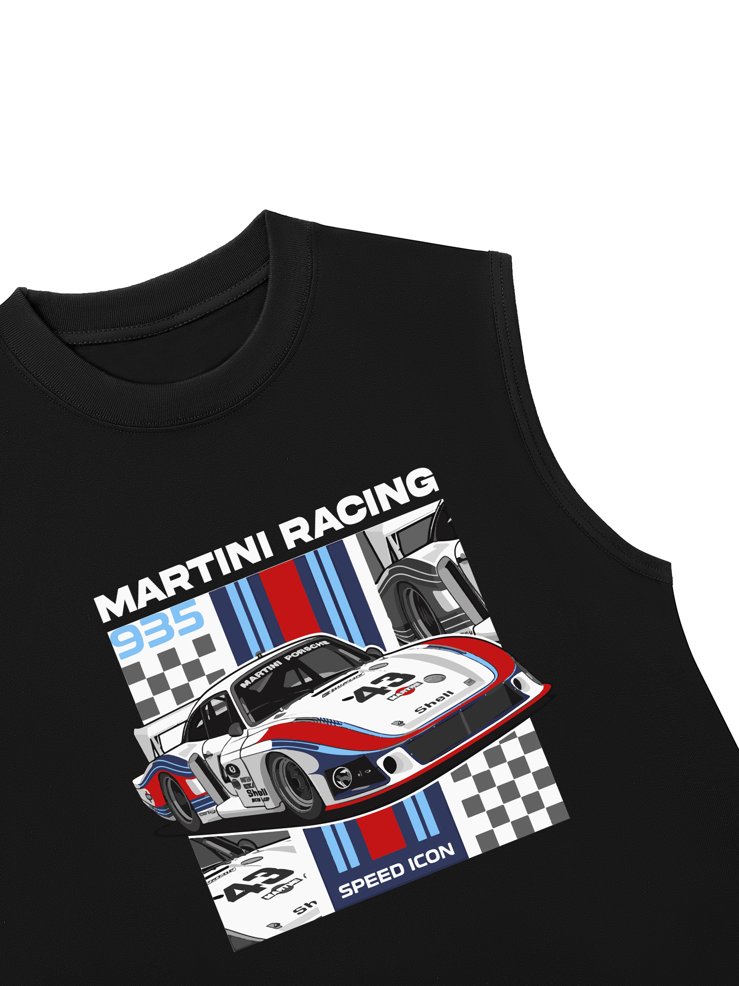 Áo Ba Lỗ Relaxed Fit Porsche 935 Martini Racing