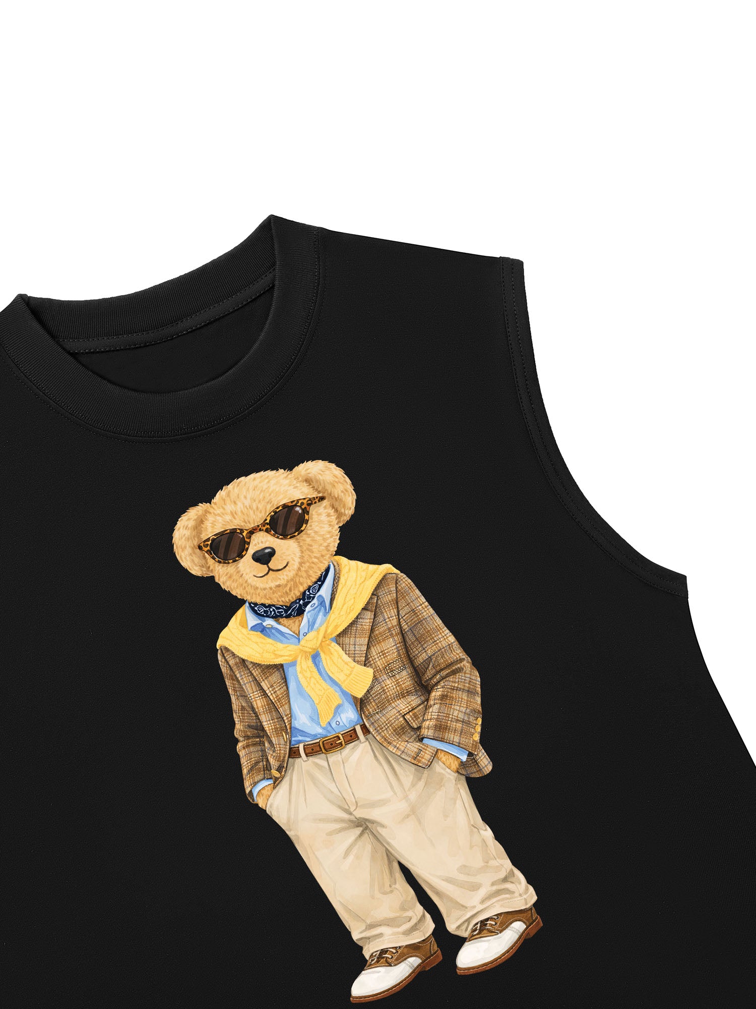 Áo Ba Lỗ Relaxed Fit Gentle Bear
