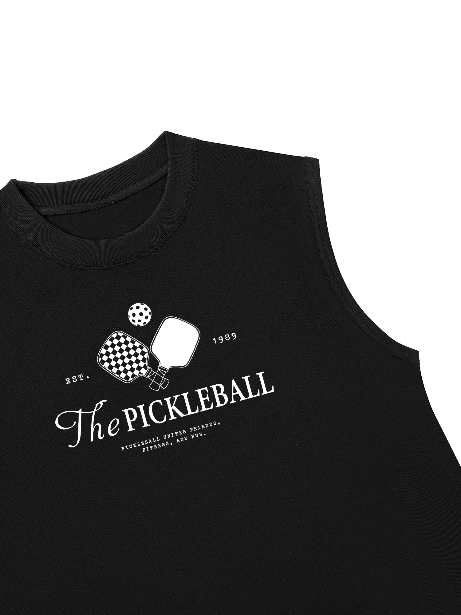 Áo Ba Lỗ Relaxed Fit Pickleball Unites Friends