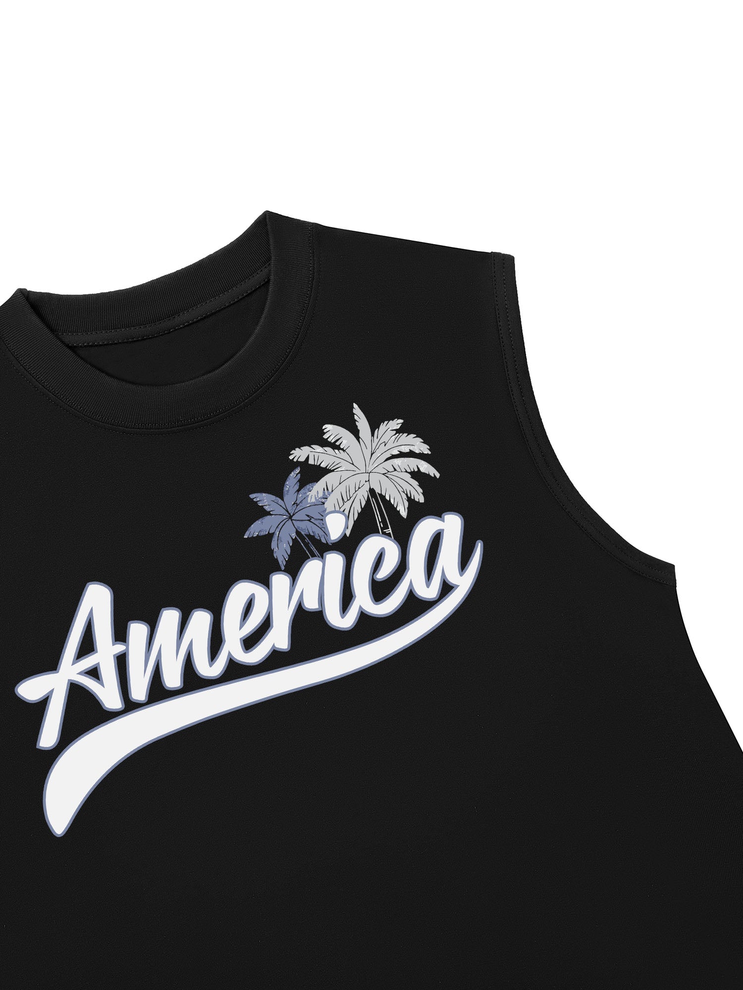 Áo Ba Lỗ Relaxed Fit Baseball America Summer Time