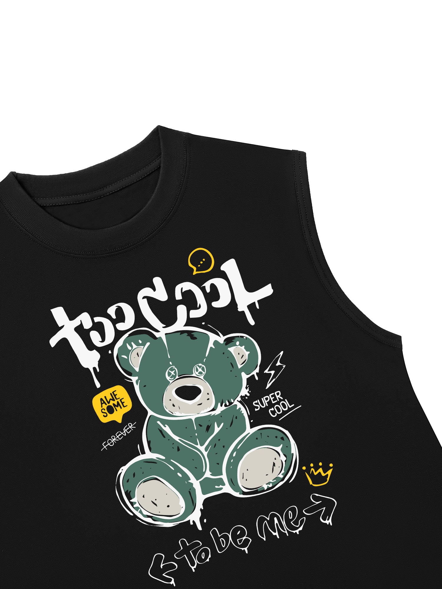 Áo Ba Lỗ Relaxed Fit Too Cool To Be Me
