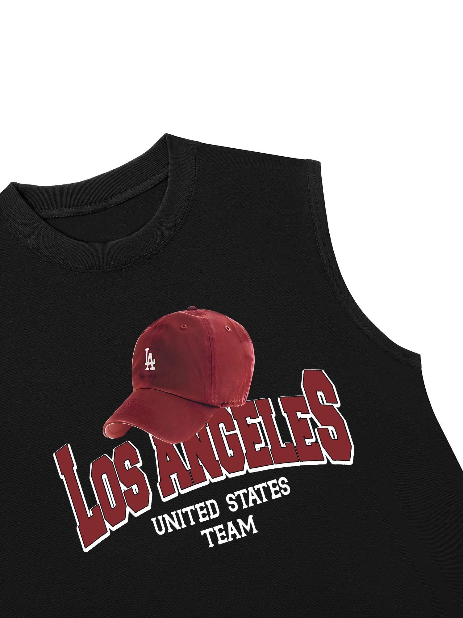 Áo Ba Lỗ Relaxed Fit USA Los Ageles