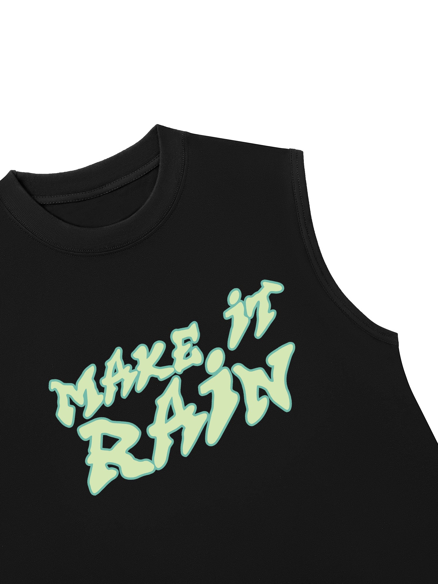 Áo Ba Lỗ Relaxed Fit Money Make It Rain