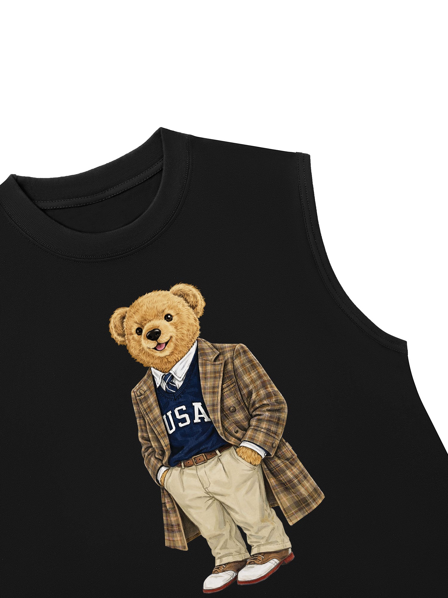 Áo Ba Lỗ Relaxed Fit Bear One