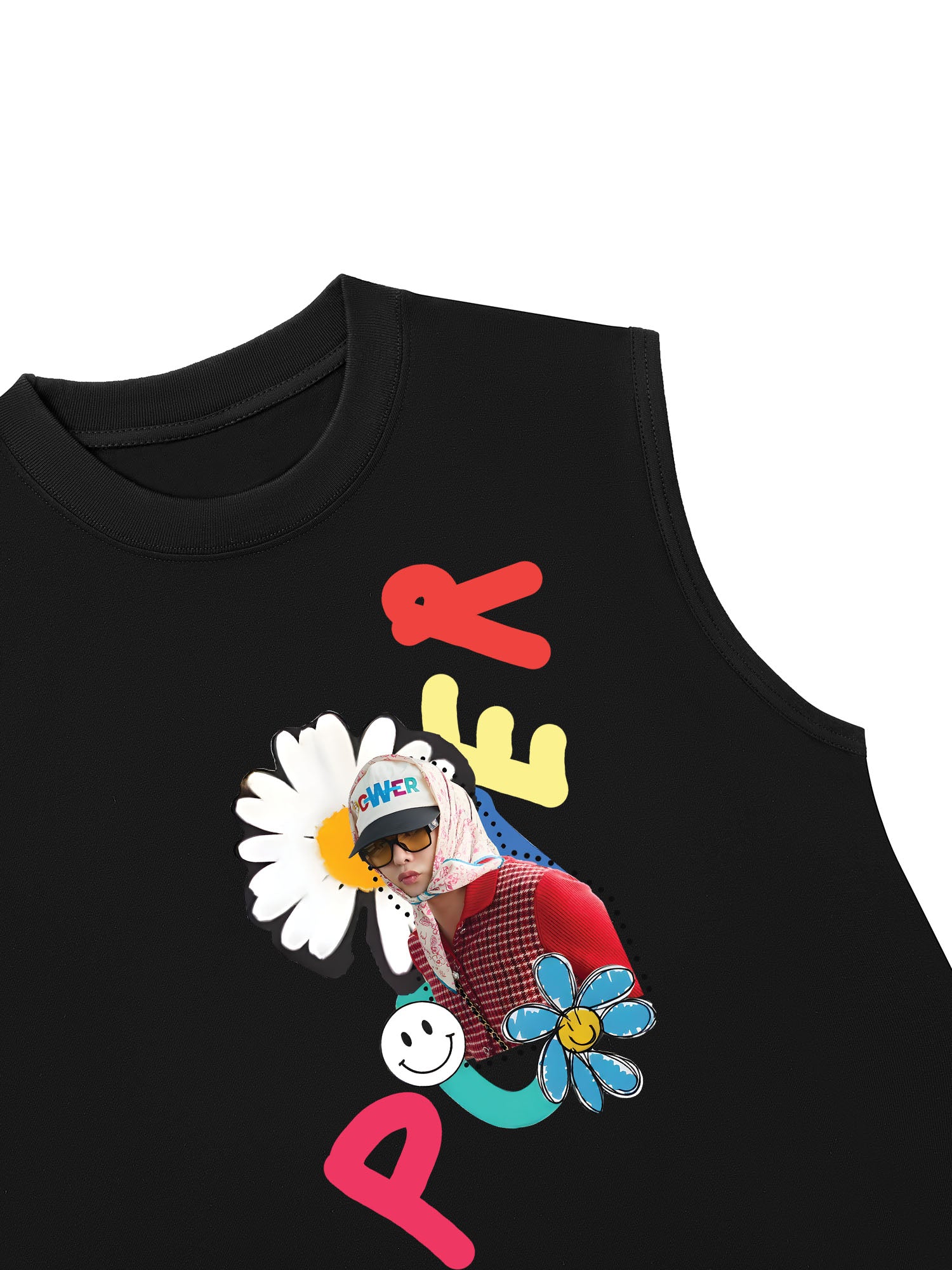 Áo Ba Lỗ Relaxed Fit Floral Power Daisy Flower X GD