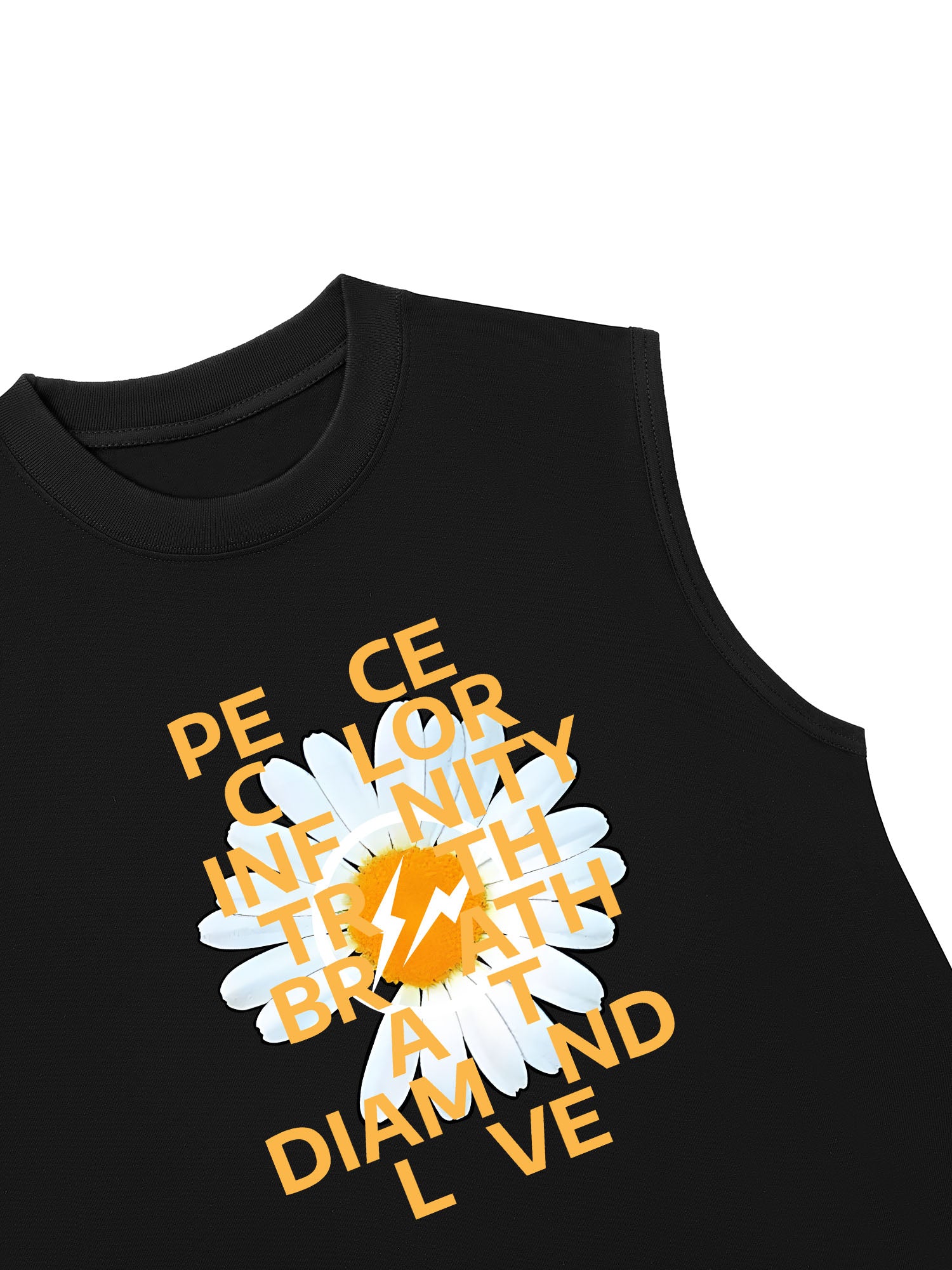 Áo Ba Lỗ Relaxed Fit Floral Peace Color Love