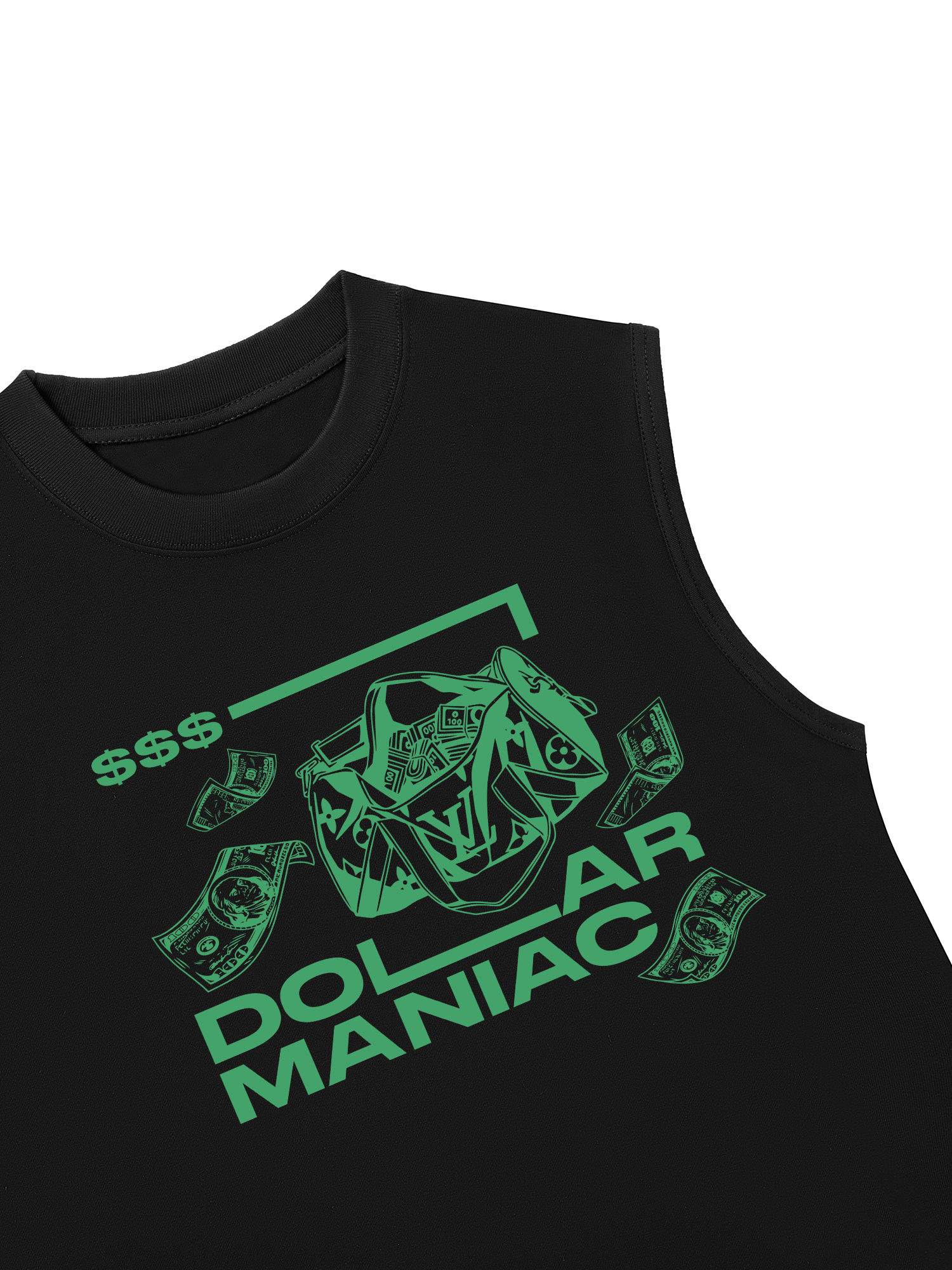 Áo Ba Lỗ Relaxed Fit Money Dolar Maniac