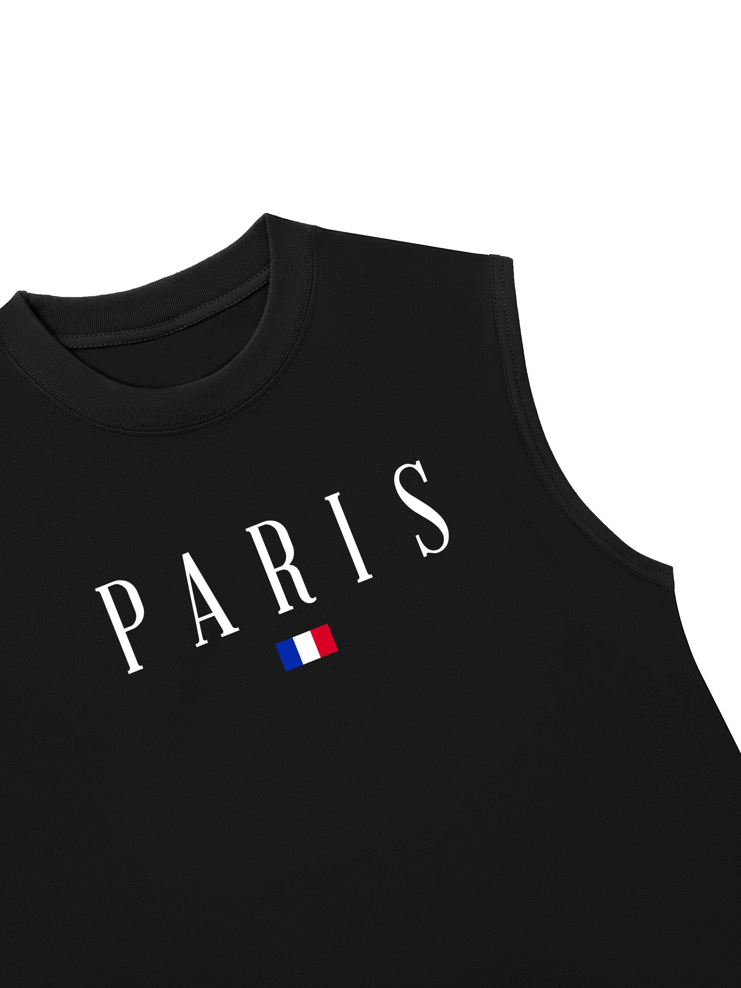 Áo Ba Lỗ Relaxed Fit Paris Minimalist