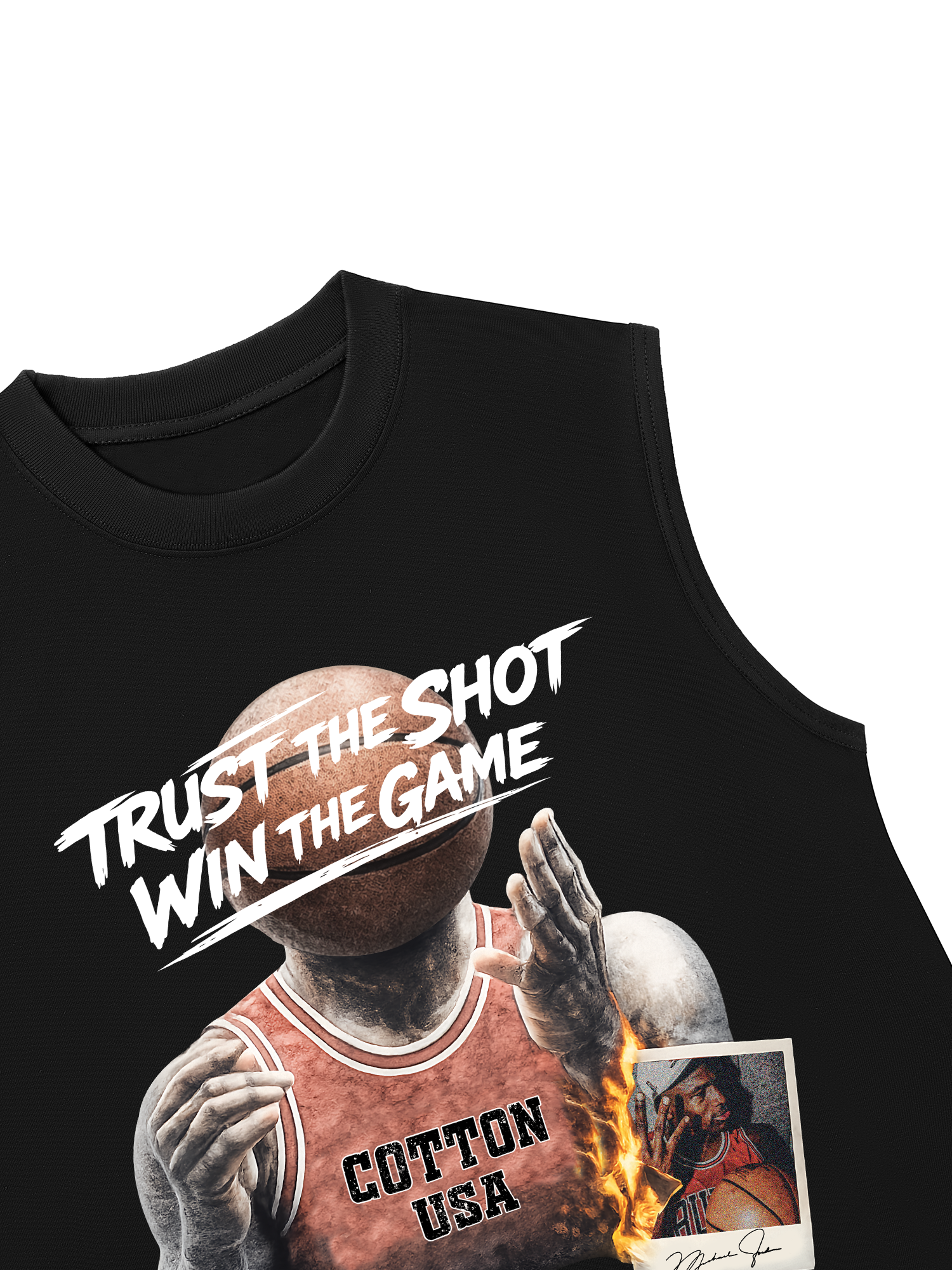Áo Ba Lỗ Relaxed Fit Basketball Trust The Shot Win The Game