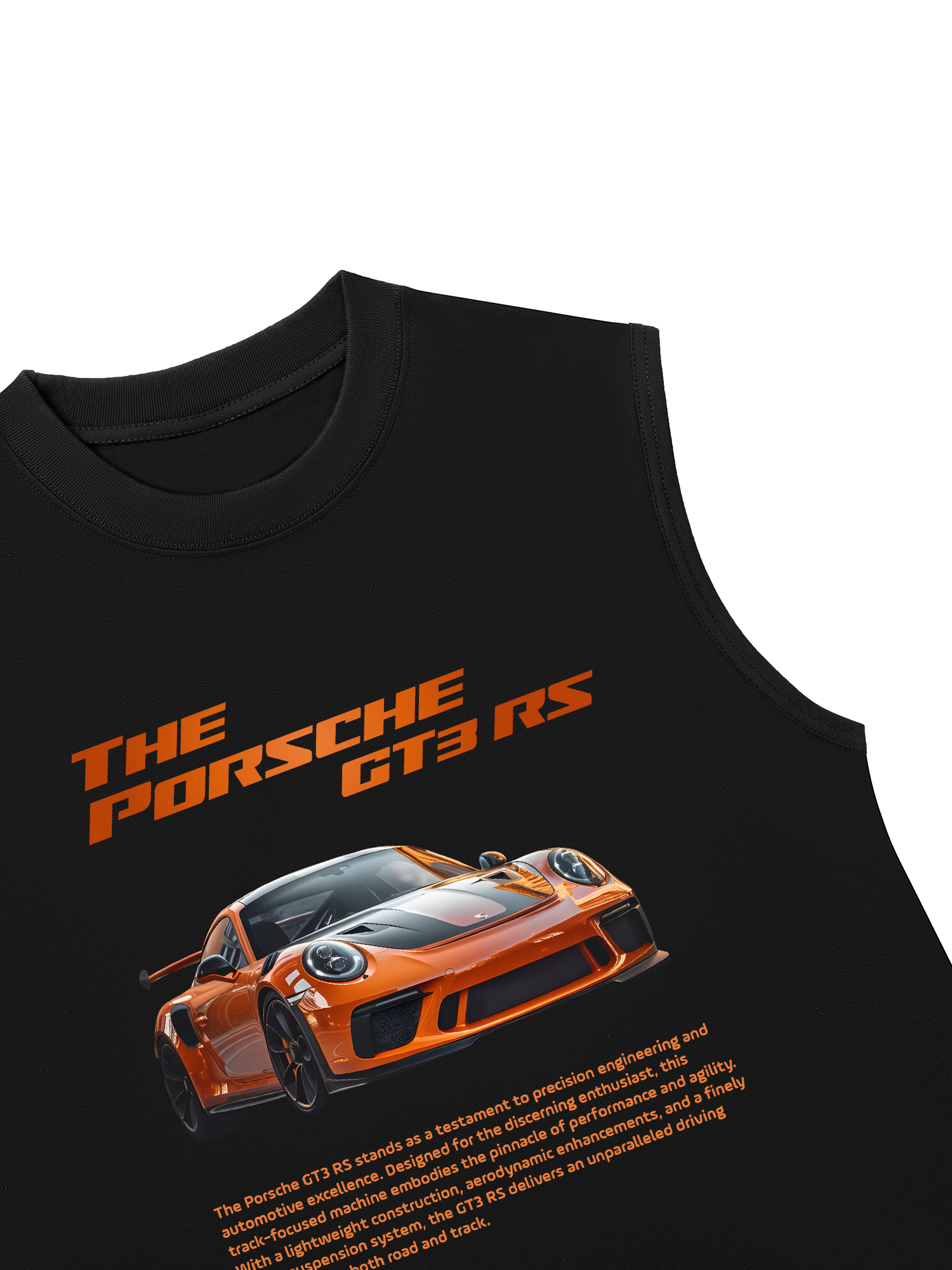 Áo Ba Lỗ Relaxed Fit Porsche Orange Layer GT3 RS