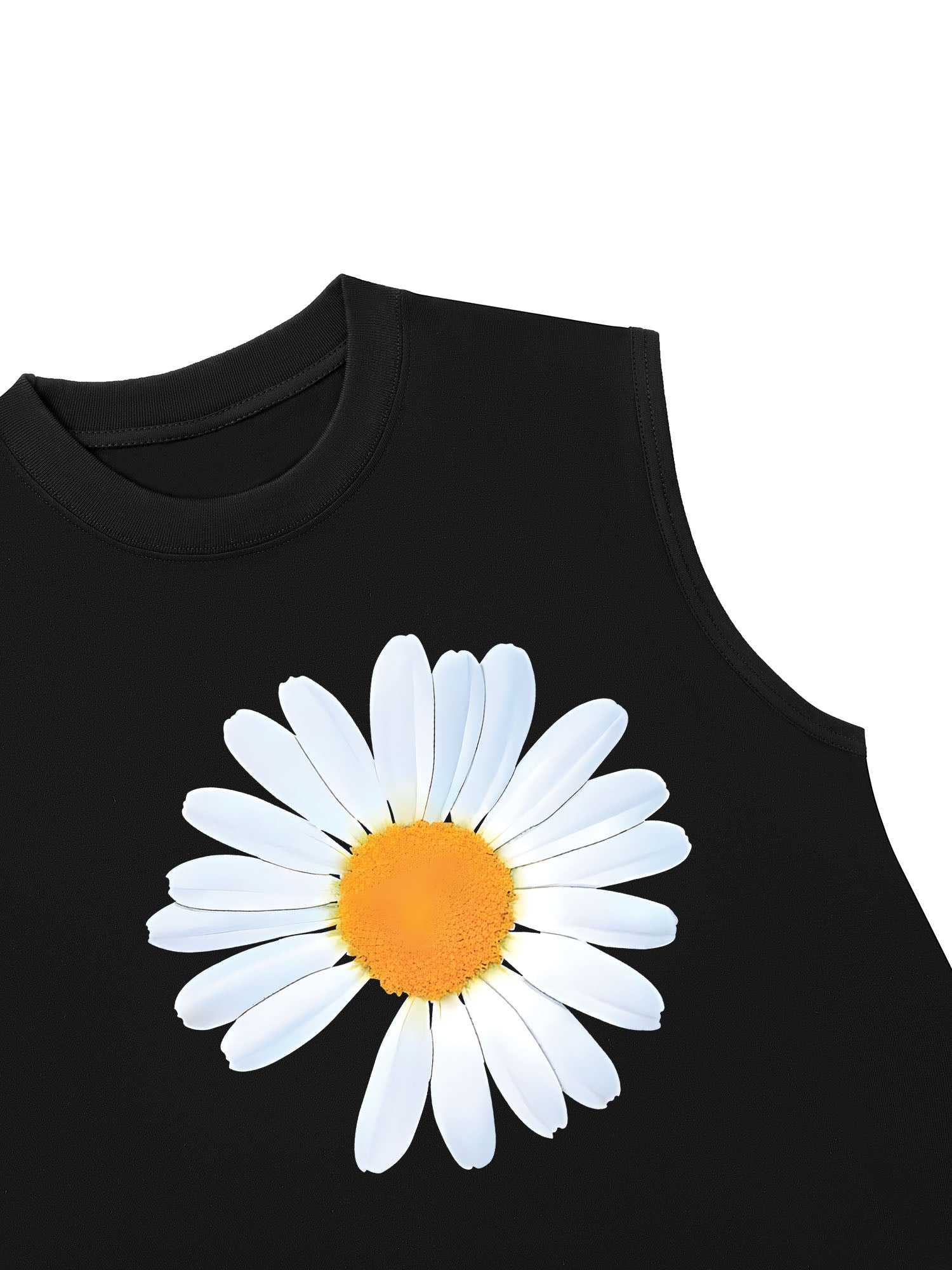 Áo Ba Lỗ Relaxed Fit Floral Design For VIP Daisy Flower