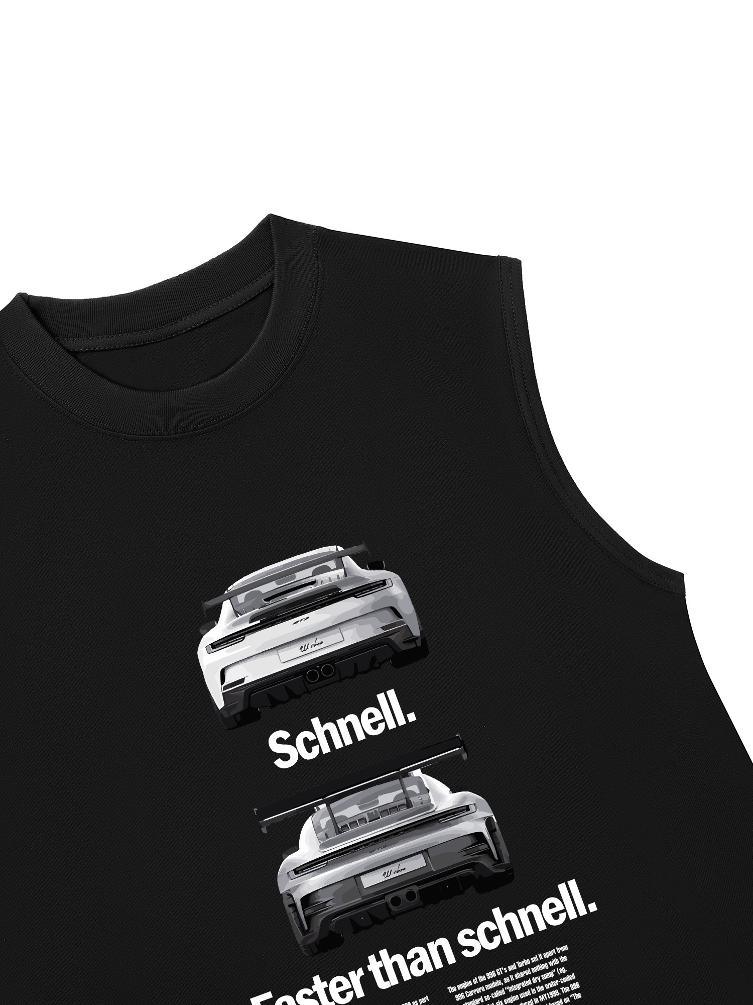 Áo Ba Lỗ Relaxed Fit Porsche Faster Than Schnell