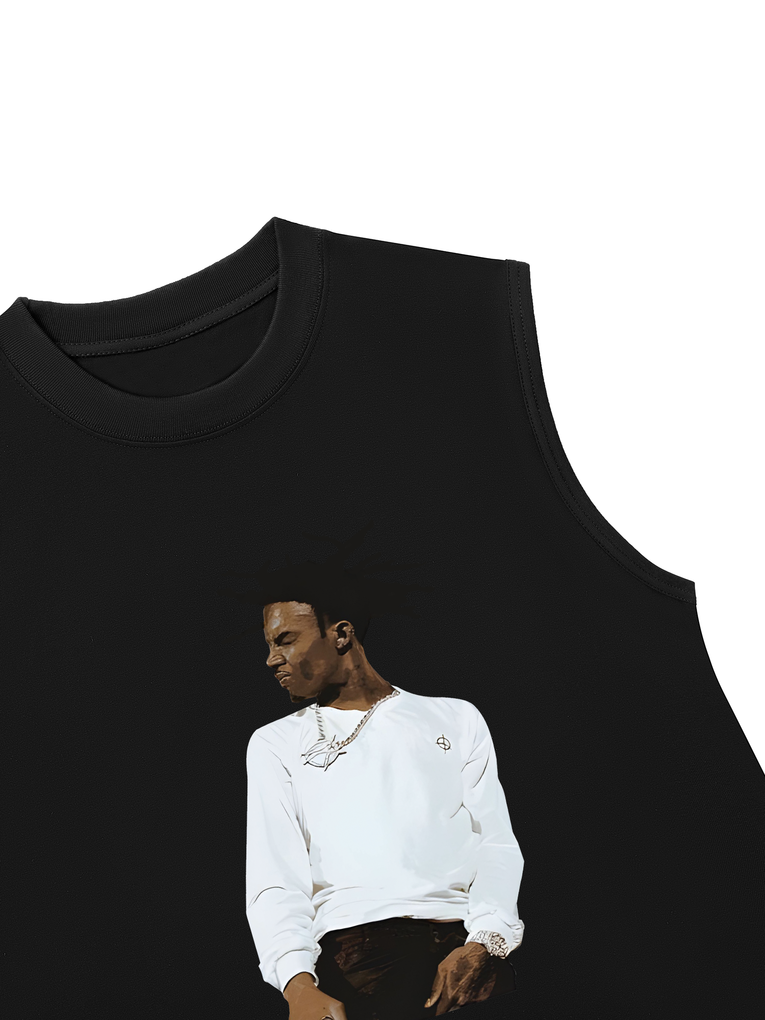 Áo Ba Lỗ Relaxed Fit Rapper Play Boi