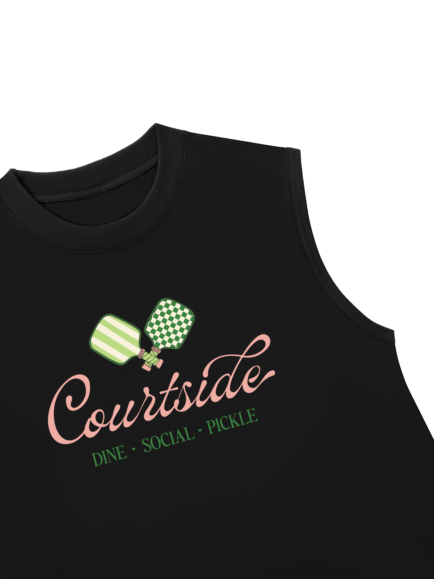 Áo Ba Lỗ Relaxed Fit Pickleball Courtside Dine Social Pickle