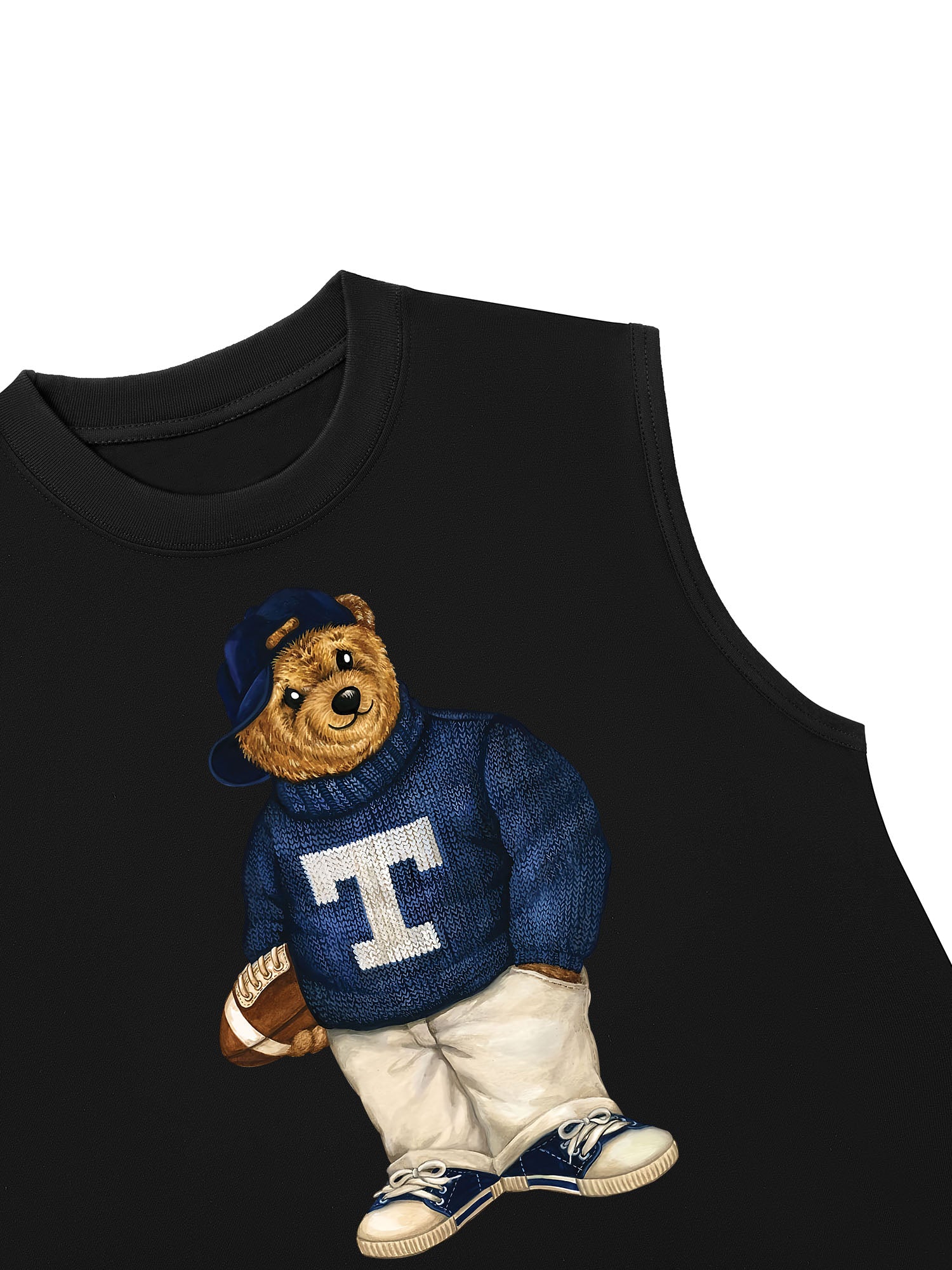 Áo Ba Lỗ Relaxed Fit Bear Two