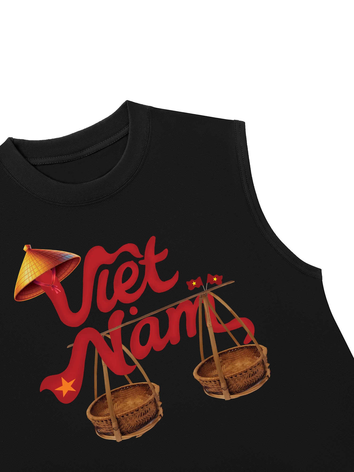 Áo Ba Lỗ Relaxed Fit Việt Nam Xưa