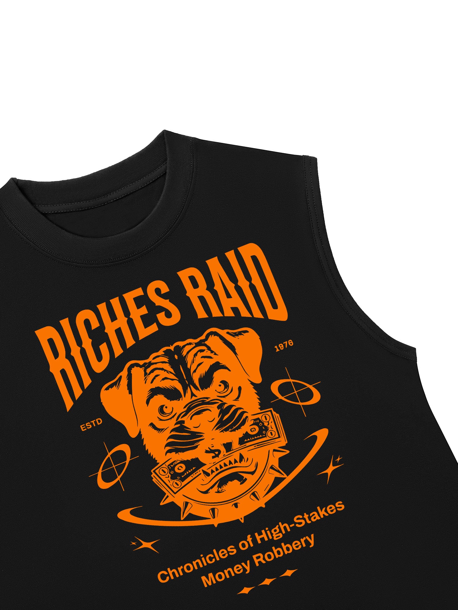 Áo Ba Lỗ Relaxed Fit Money Riches Raid