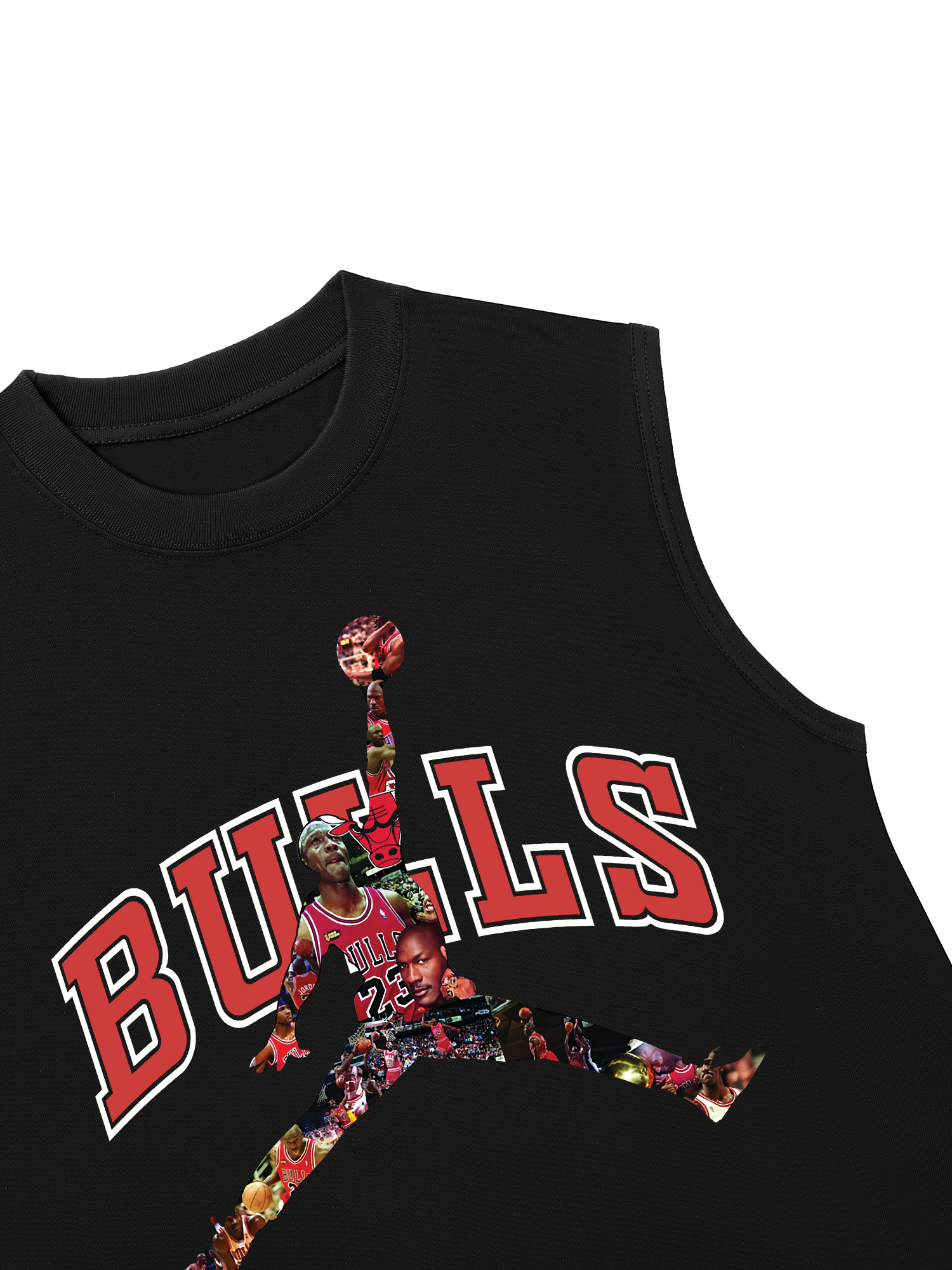 Áo Ba Lỗ Relaxed Fit Basketball Bull 23